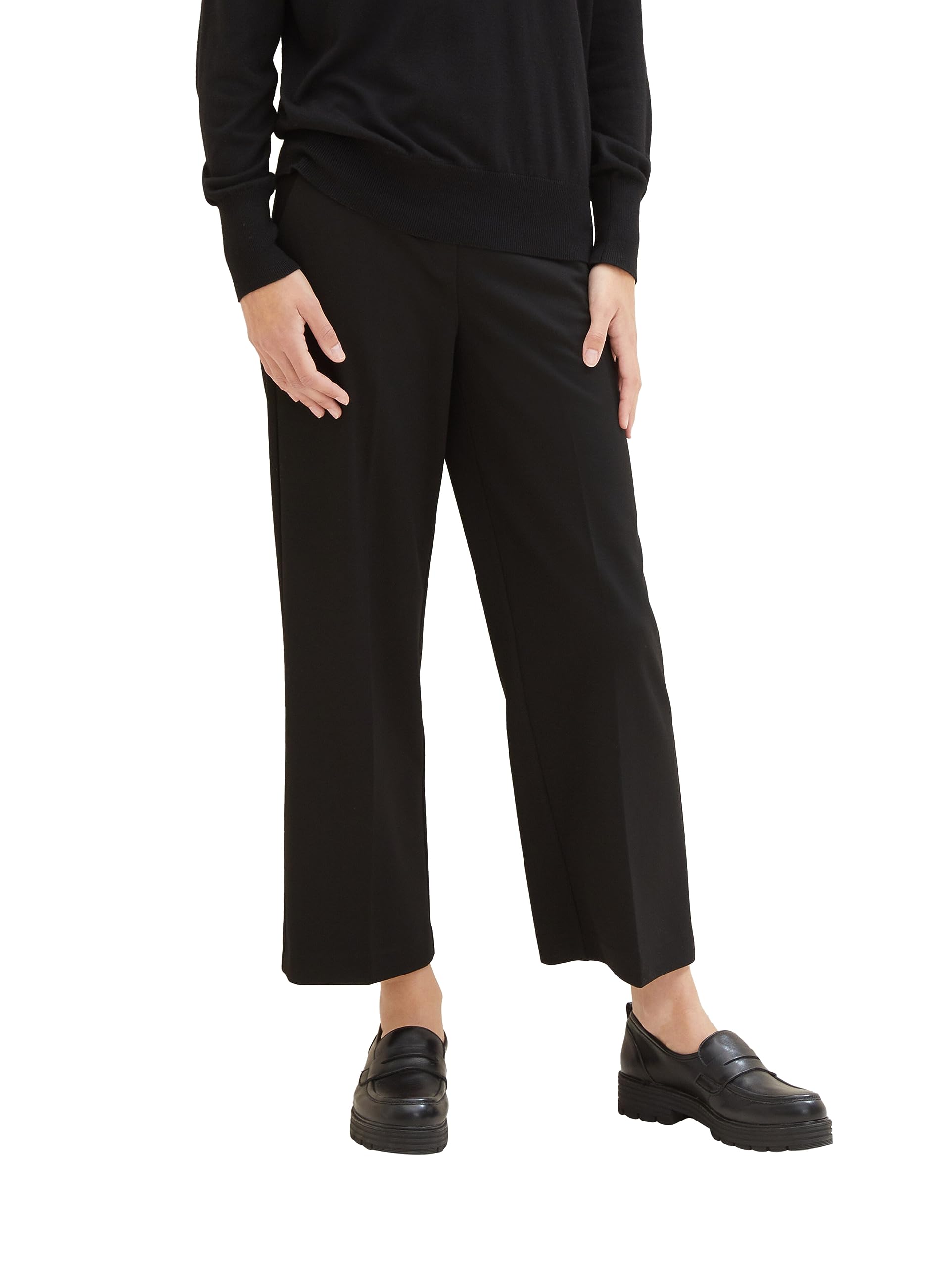 tom-tailor-damen-mia-straight-chino-hose-cropped image 8