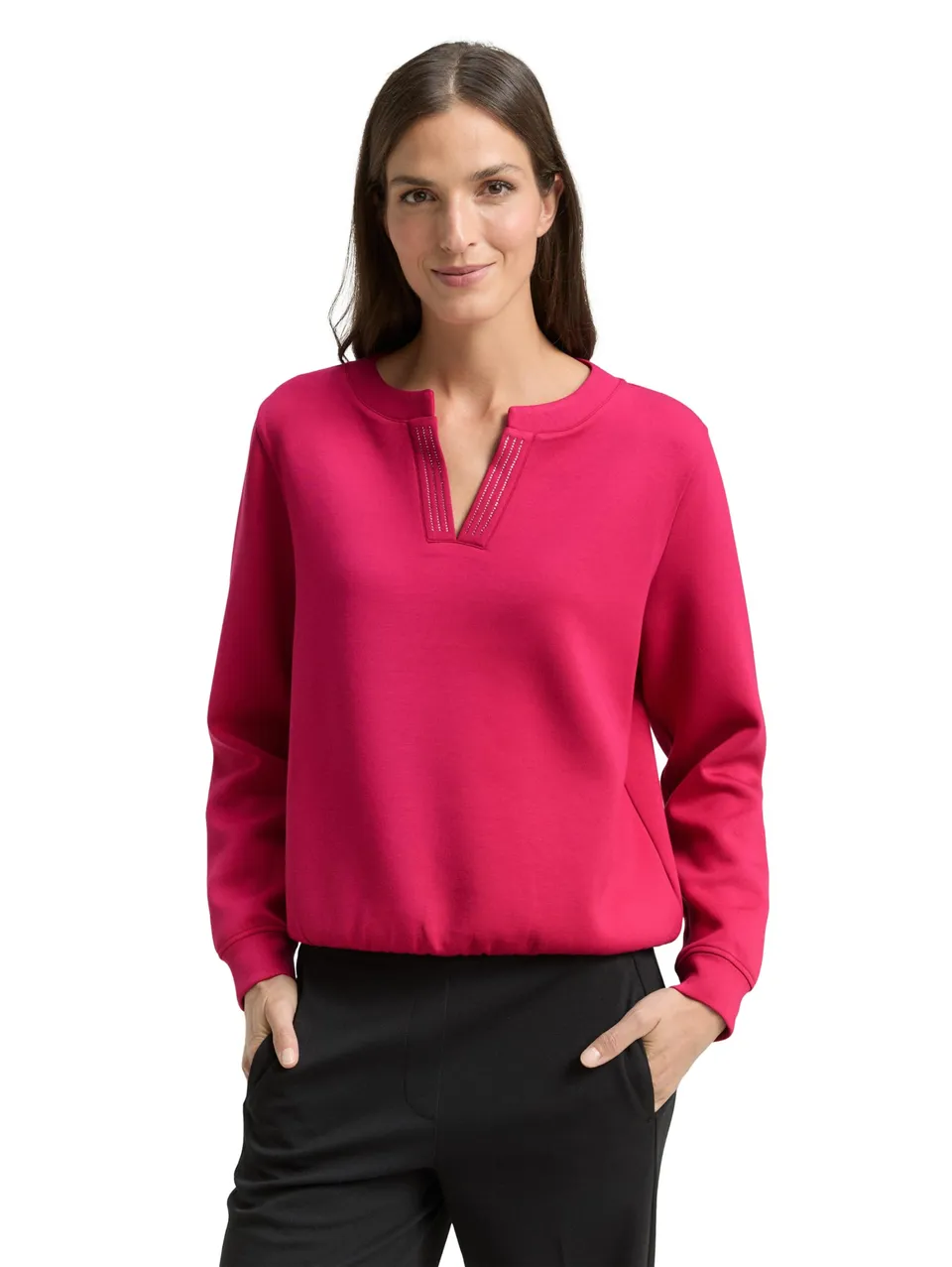 tom-tailor-damen-1049480-sweatshirt-dark-pink-gr-e-50 image 1