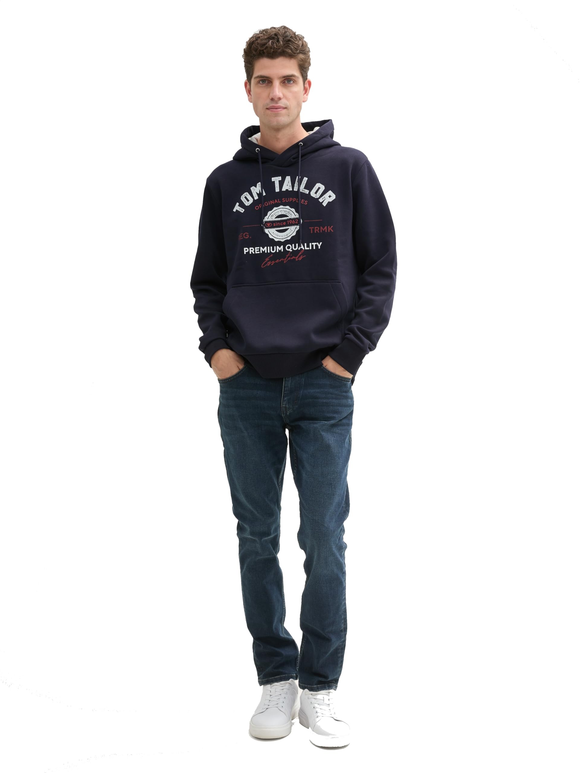 tom-tailor-herren-hoodie-sweatshirt-mit-logo-print image 2