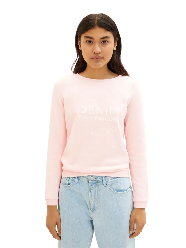 tom-tailor-denim-1039817-damen-sweater-mit-logo-print-raffarm image 1