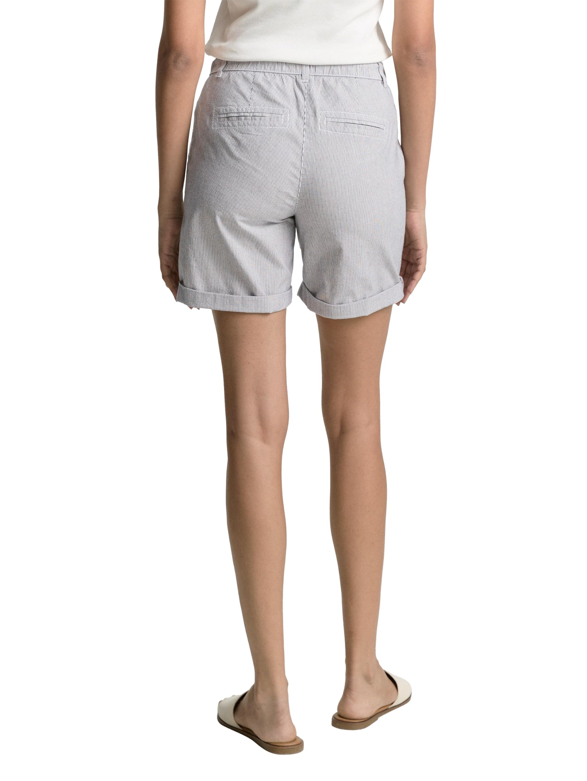 tom-tailor-damen-chino-bermuda-shorts-mit-kordelzug image 2