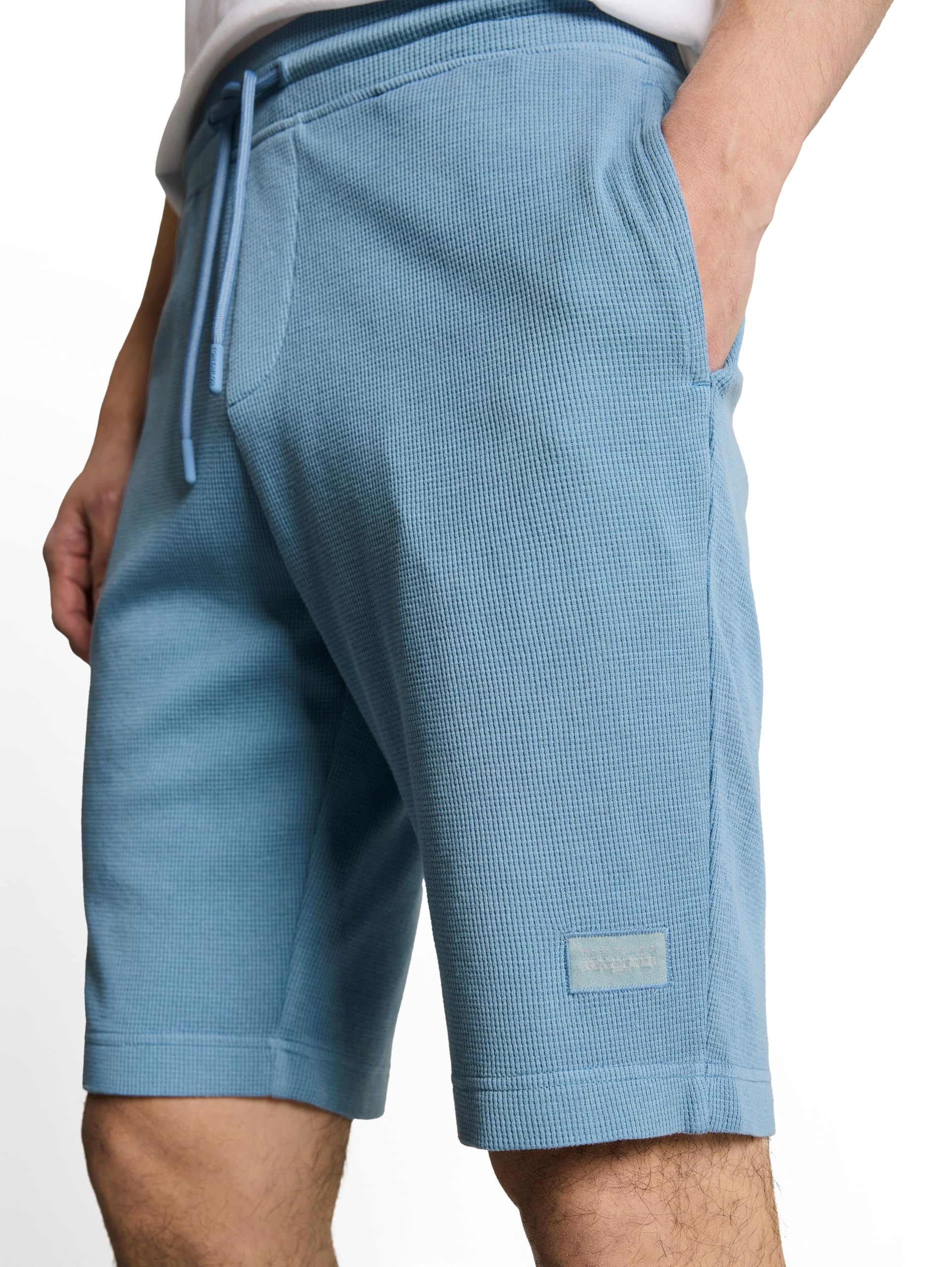 tom-tailor-herren-sweatshorts-waffel-struktur image 5