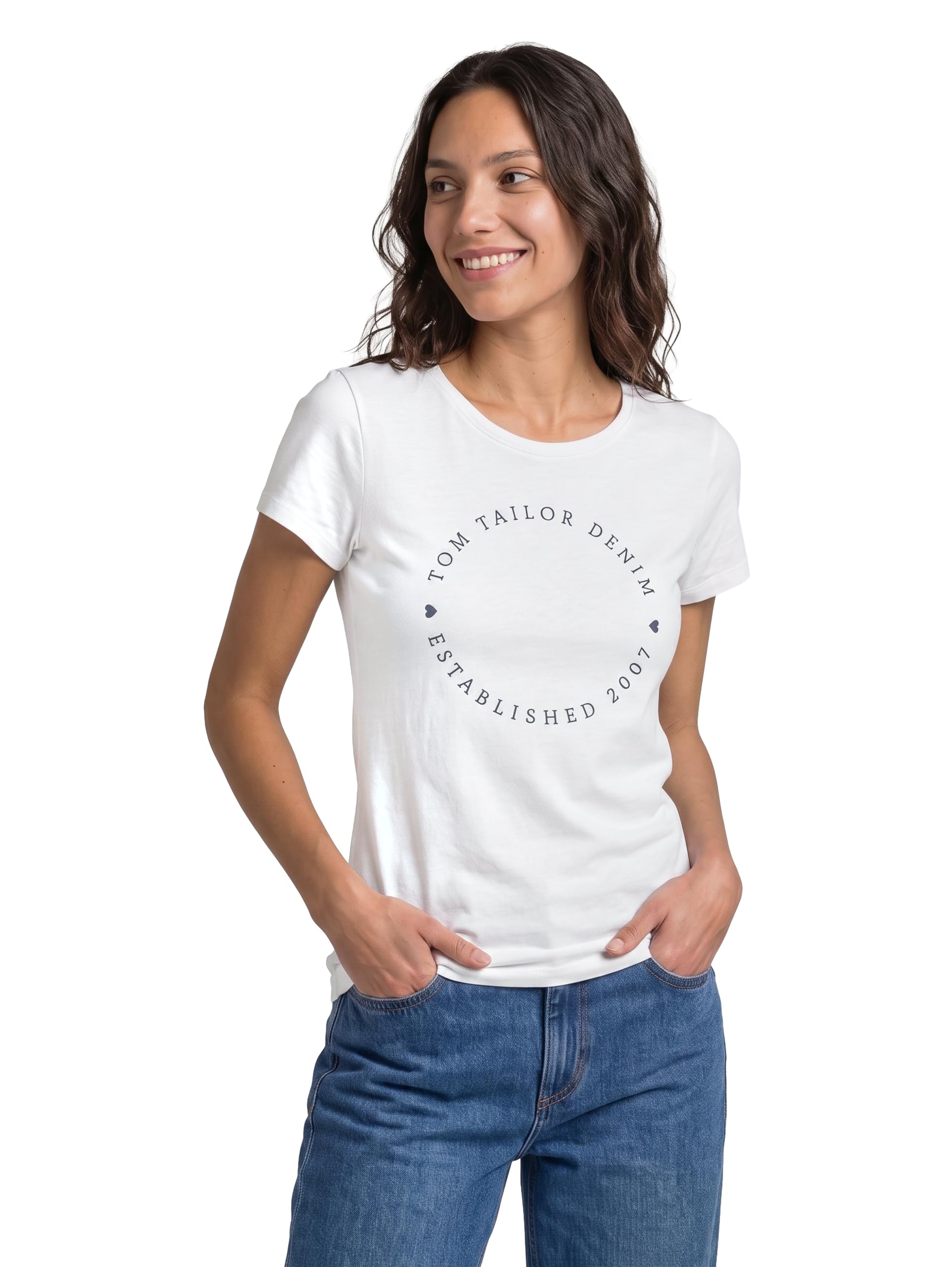 tom-tailor-denim-damen-t-shirt-mit-print-doppelpack image 2