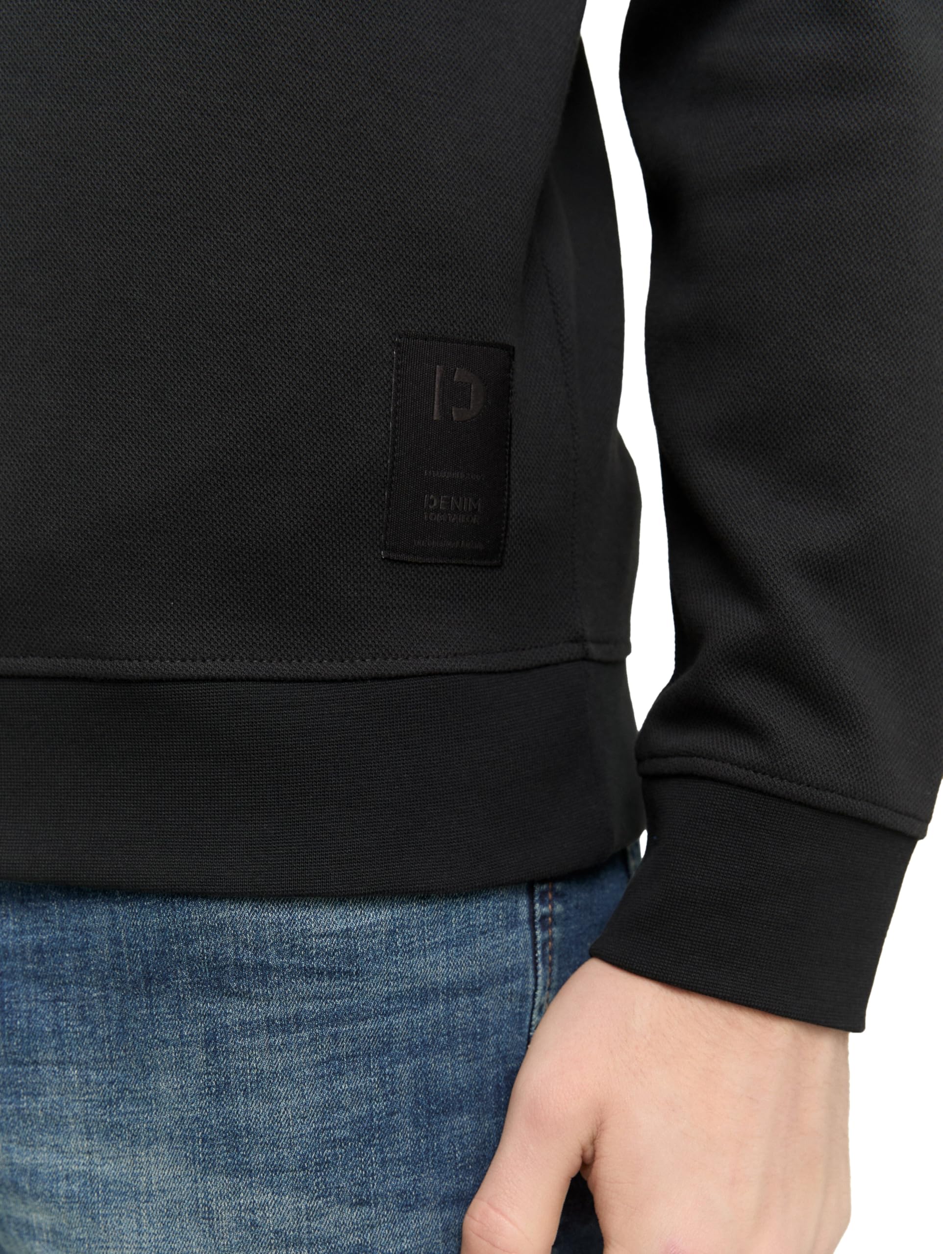 tom-tailor-denim-herren-basic-piqu-sweatshirt-rundhals image 5