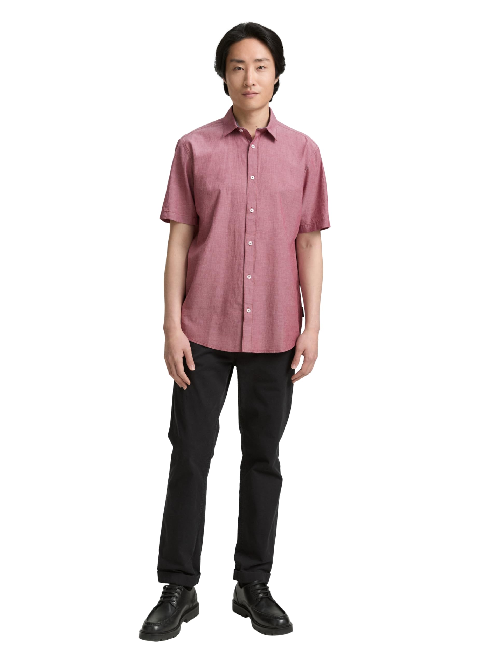tom-tailor-herren-1047322-regular-fit-kurzarmhemd-baumwolle image 5