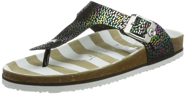 tom-tailor-damen-1193407-flache-sandale-zehentrenner image 1