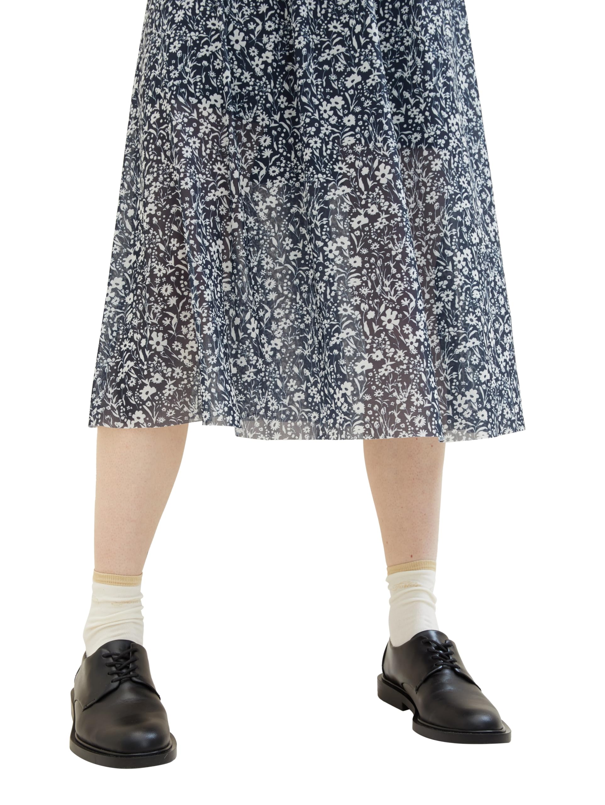 tom-tailor-denim-damen-mesh-kleid-mit-muster image 6