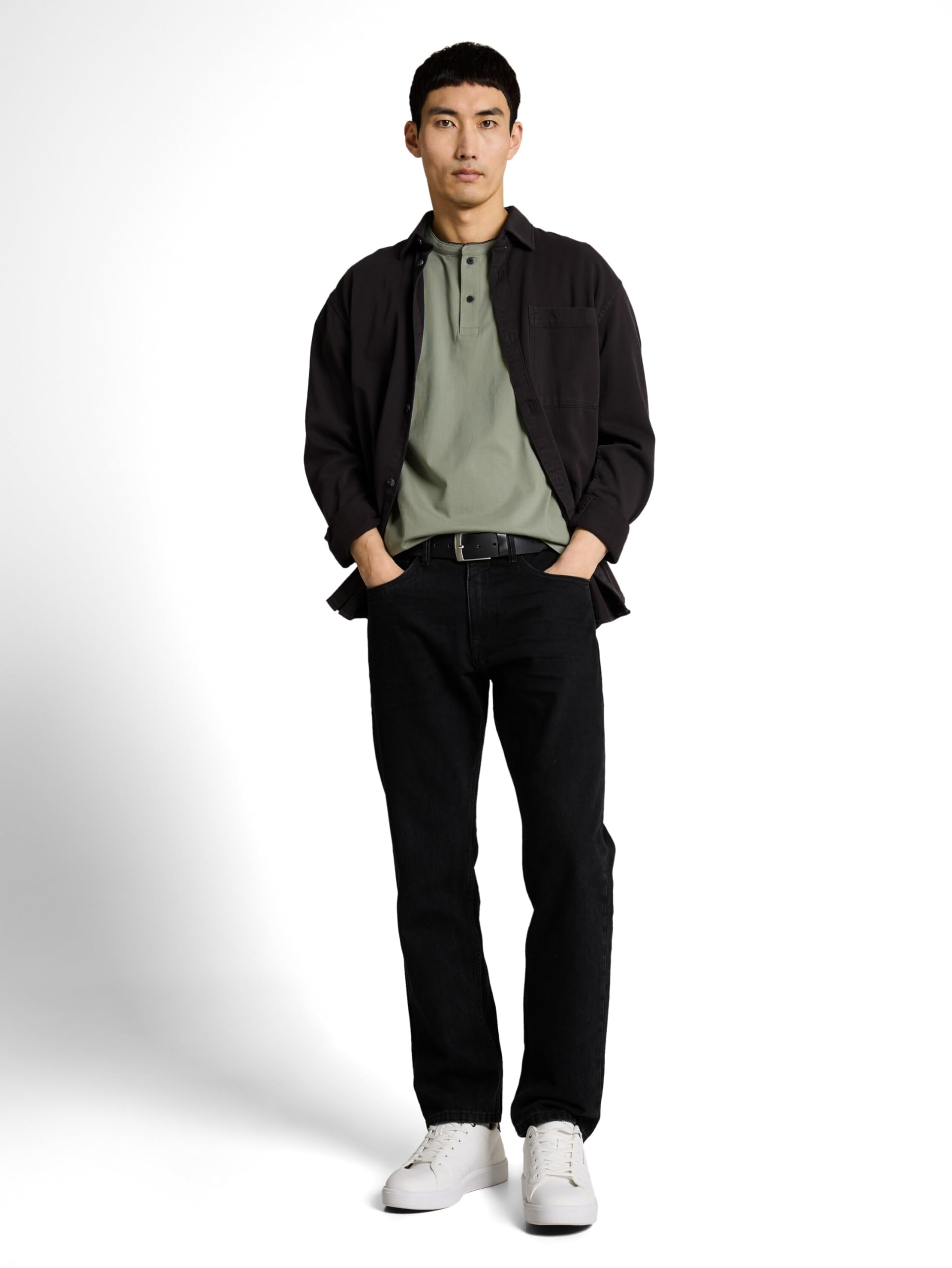 tom-tailor-herren-poloshirt-mit-stehkragen-regular-fit-klassische-passform image 3