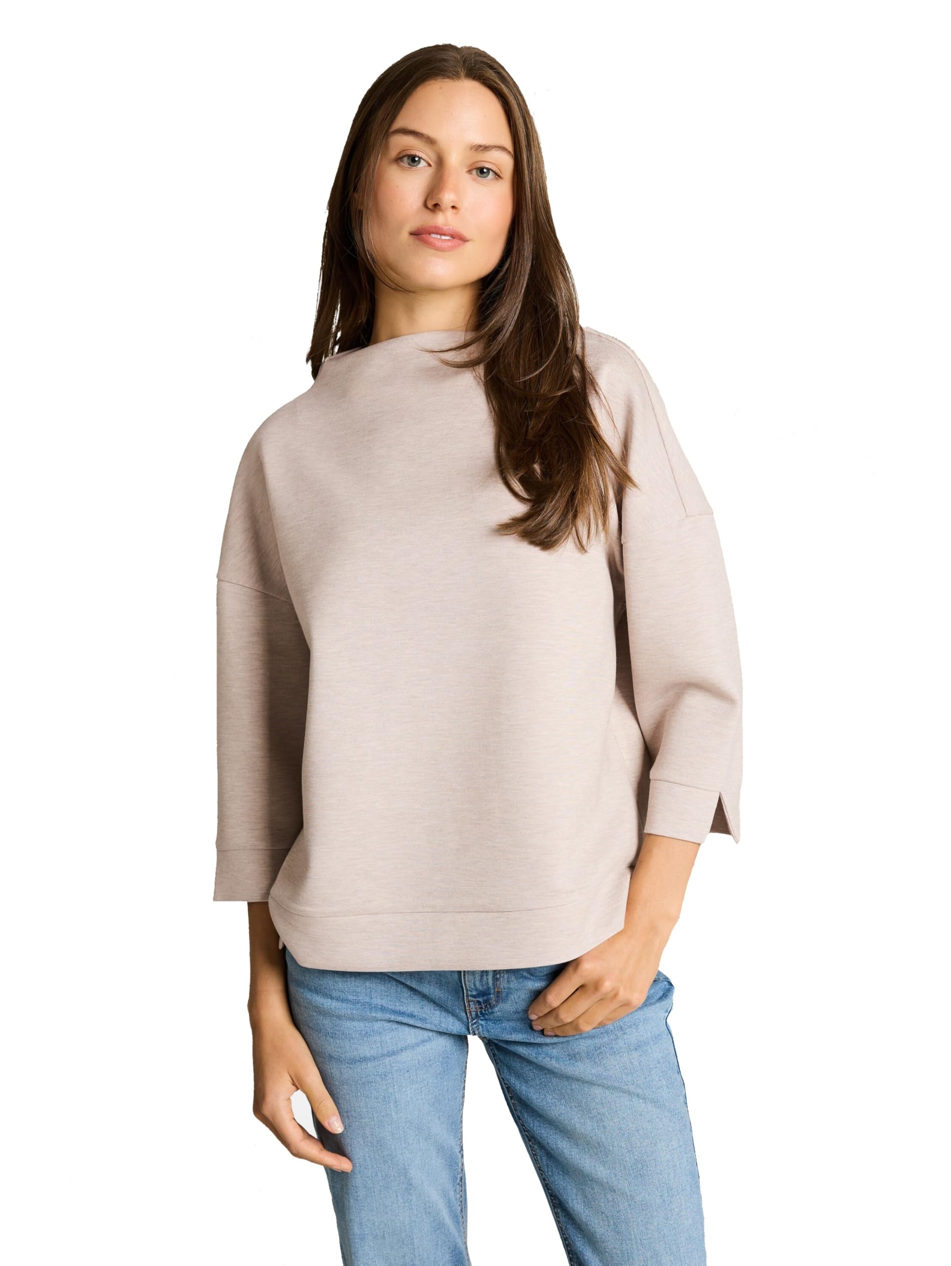 tom-tailor-damen-sweatshirt-mit-scuba-stoff image 1