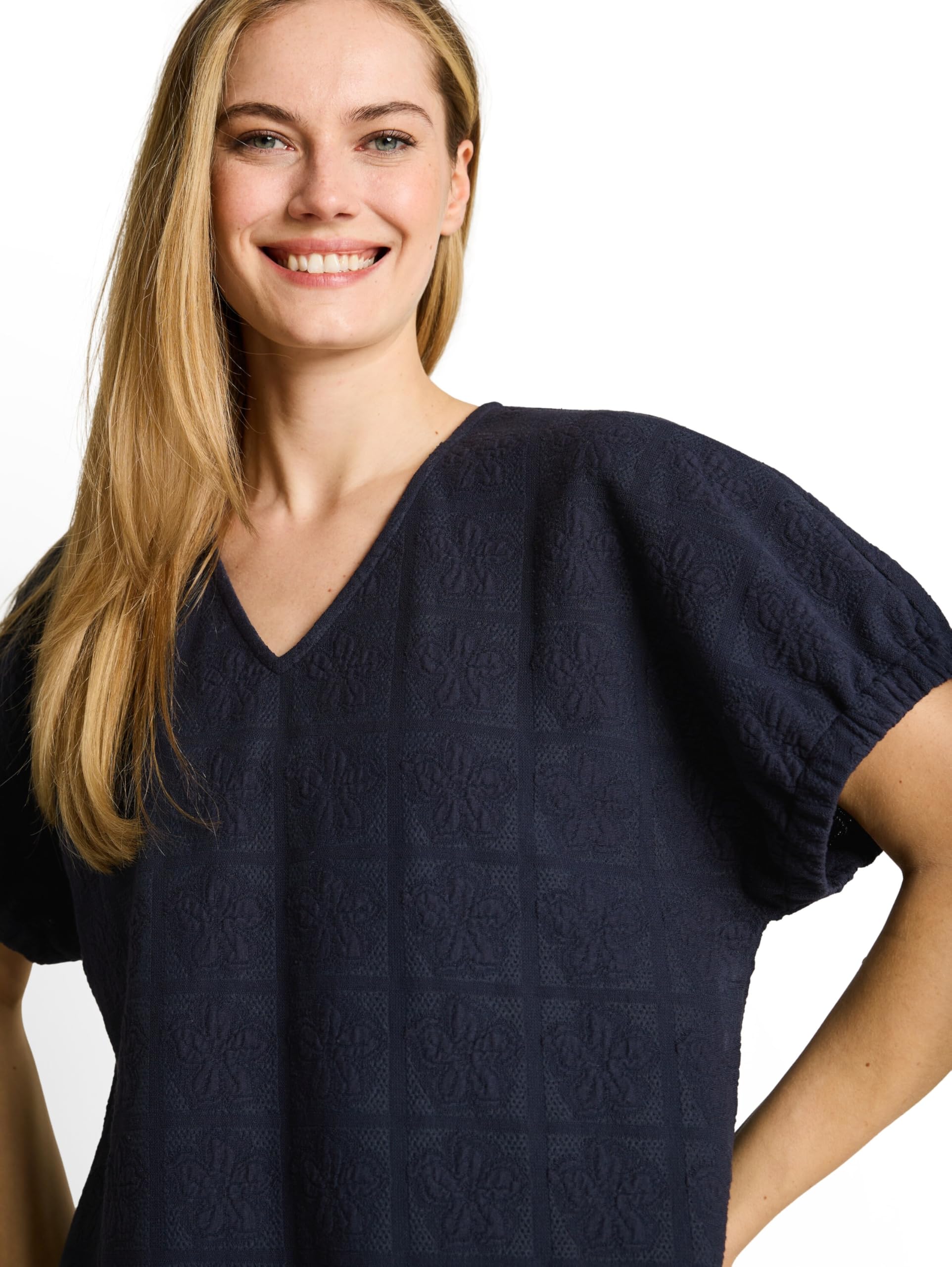 tom-tailor-damen-1051197-sweatshirt-mit-v-ausschnitt image 4