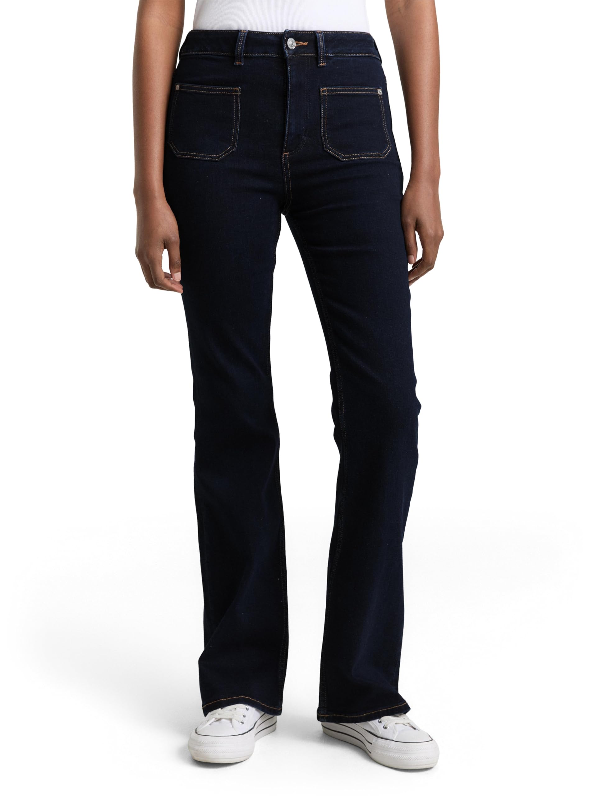 tom-tailor-denim-damen-ttava-flared-jeans image 6