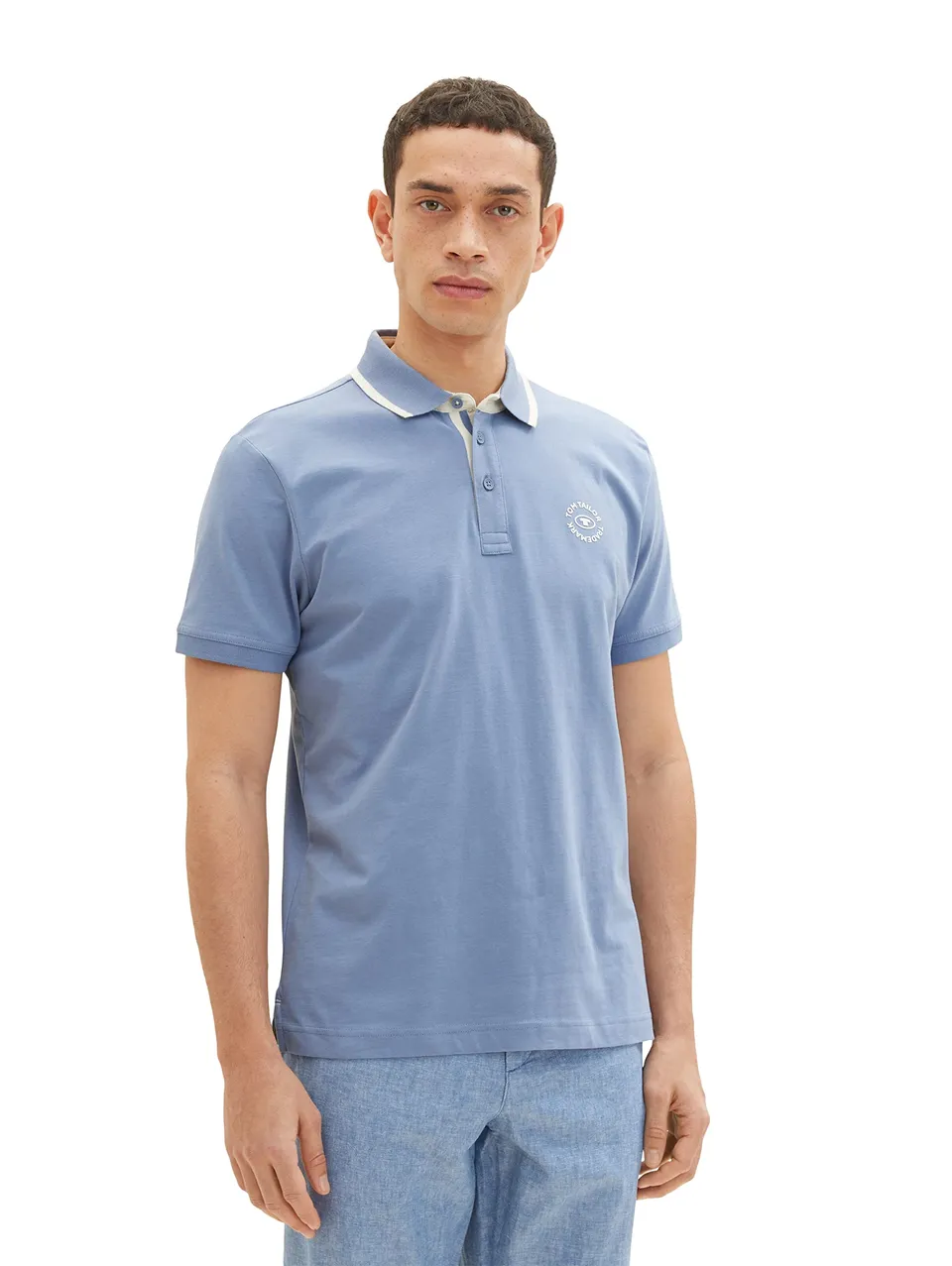 tom-tailor-herren-poloshirt-mit-logo-print-regular-fit-2 image 1