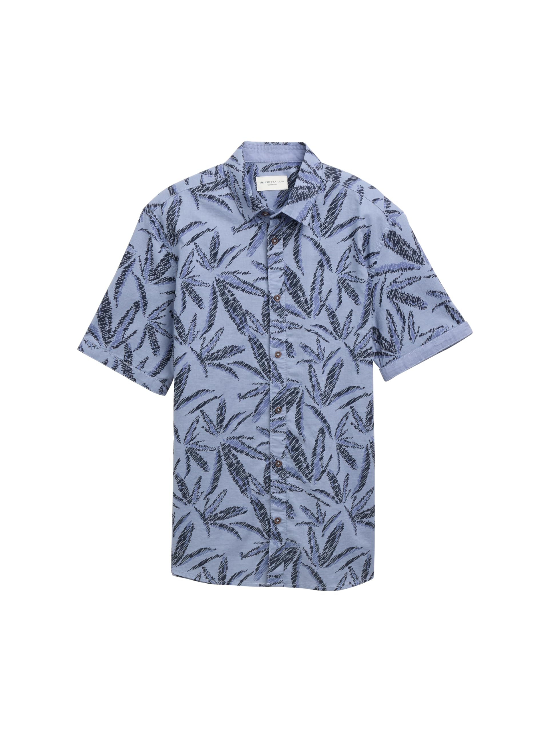 tom-tailor-herren-comfort-fit-hemd-mit-palmen-print image 4