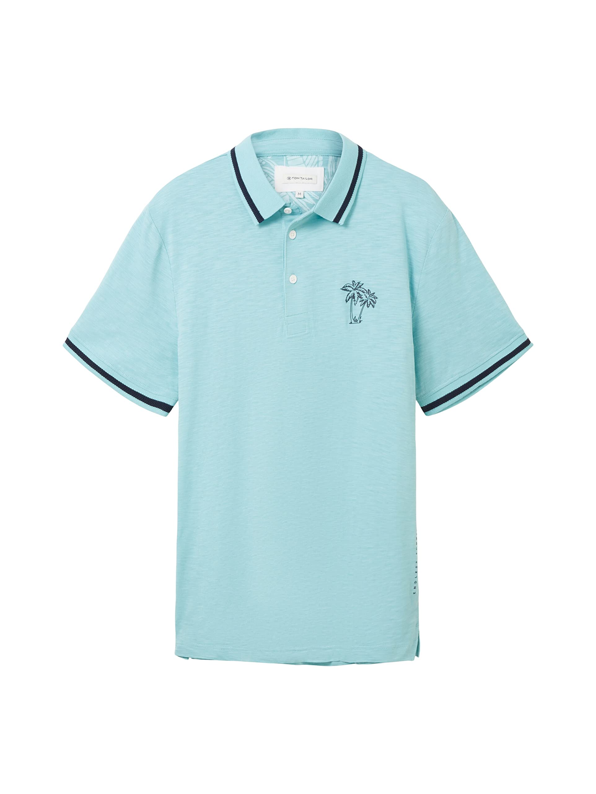tom-tailor-herren-poloshirt-mit-palmen-print image 4
