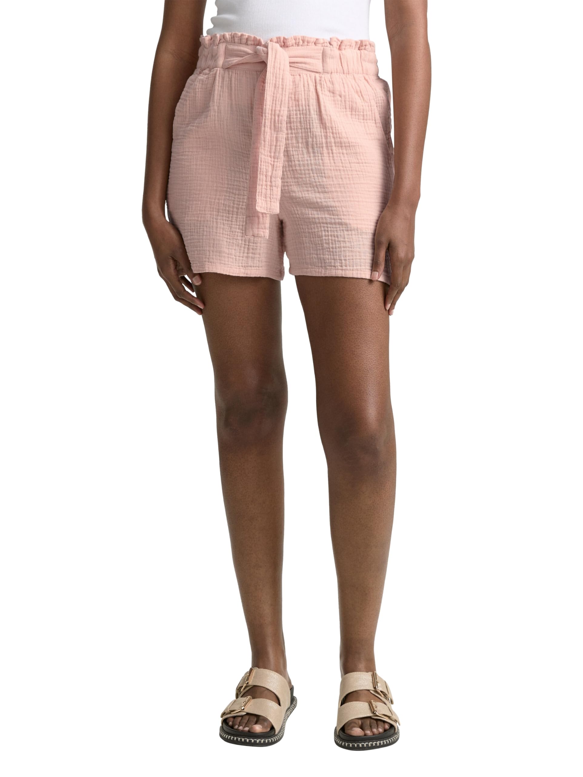tom-tailor-denim-damen-musselin-relaxed-fit-shorts image 6