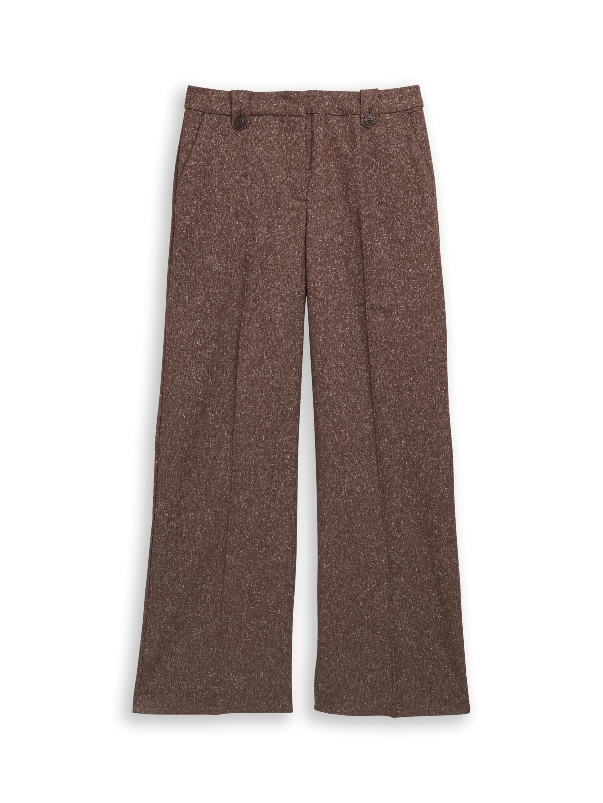 tom-tailor-ttlea-wide-damen-hose-melange-optik image 5