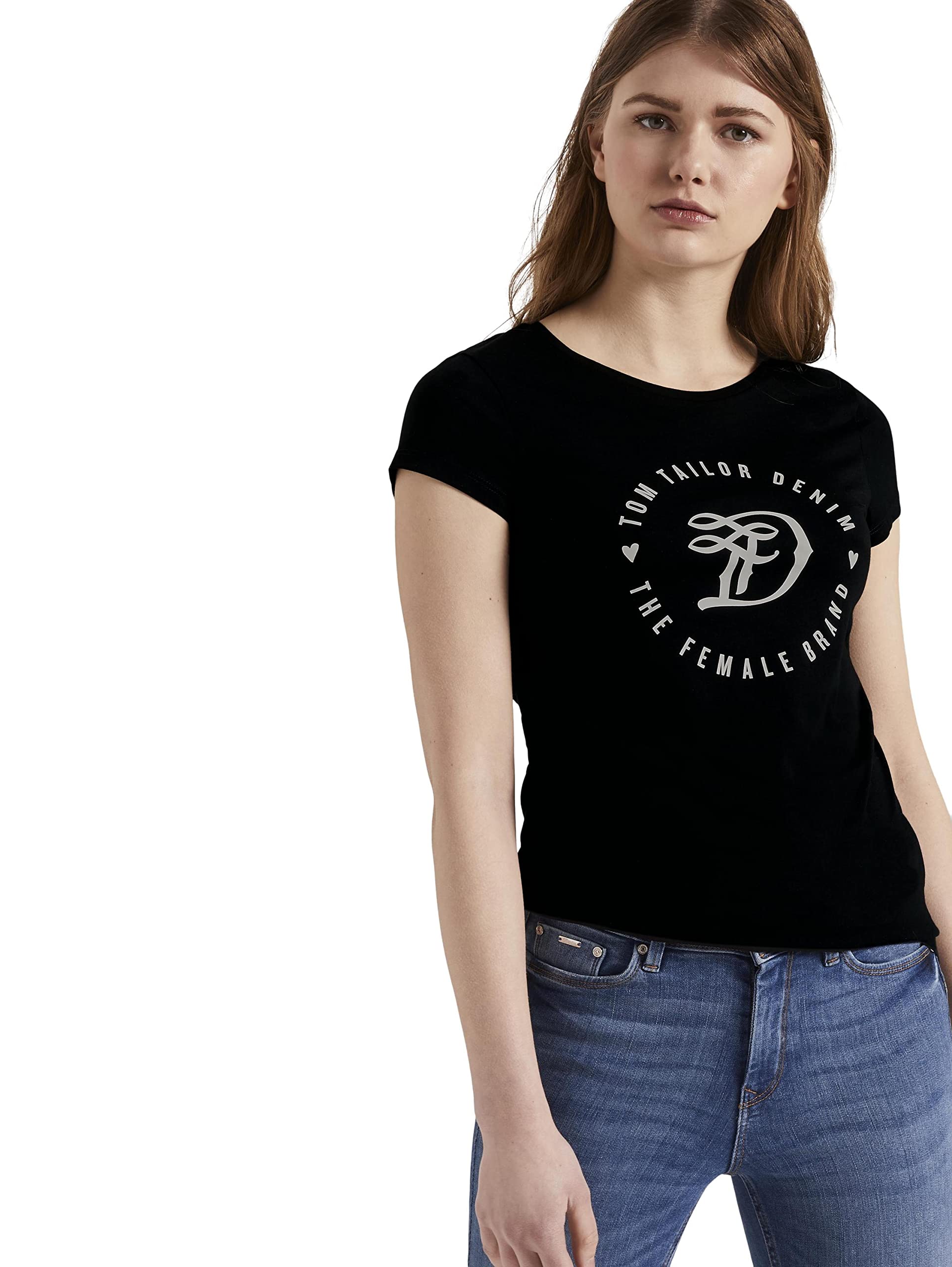 tom-tailor-denim-damen-t-shirt-mit-print-2 image 8