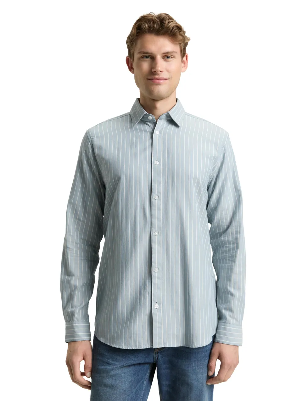 tom-tailor-1048428-herren-regular-fit-flanell-hemd-mit-muster image 1