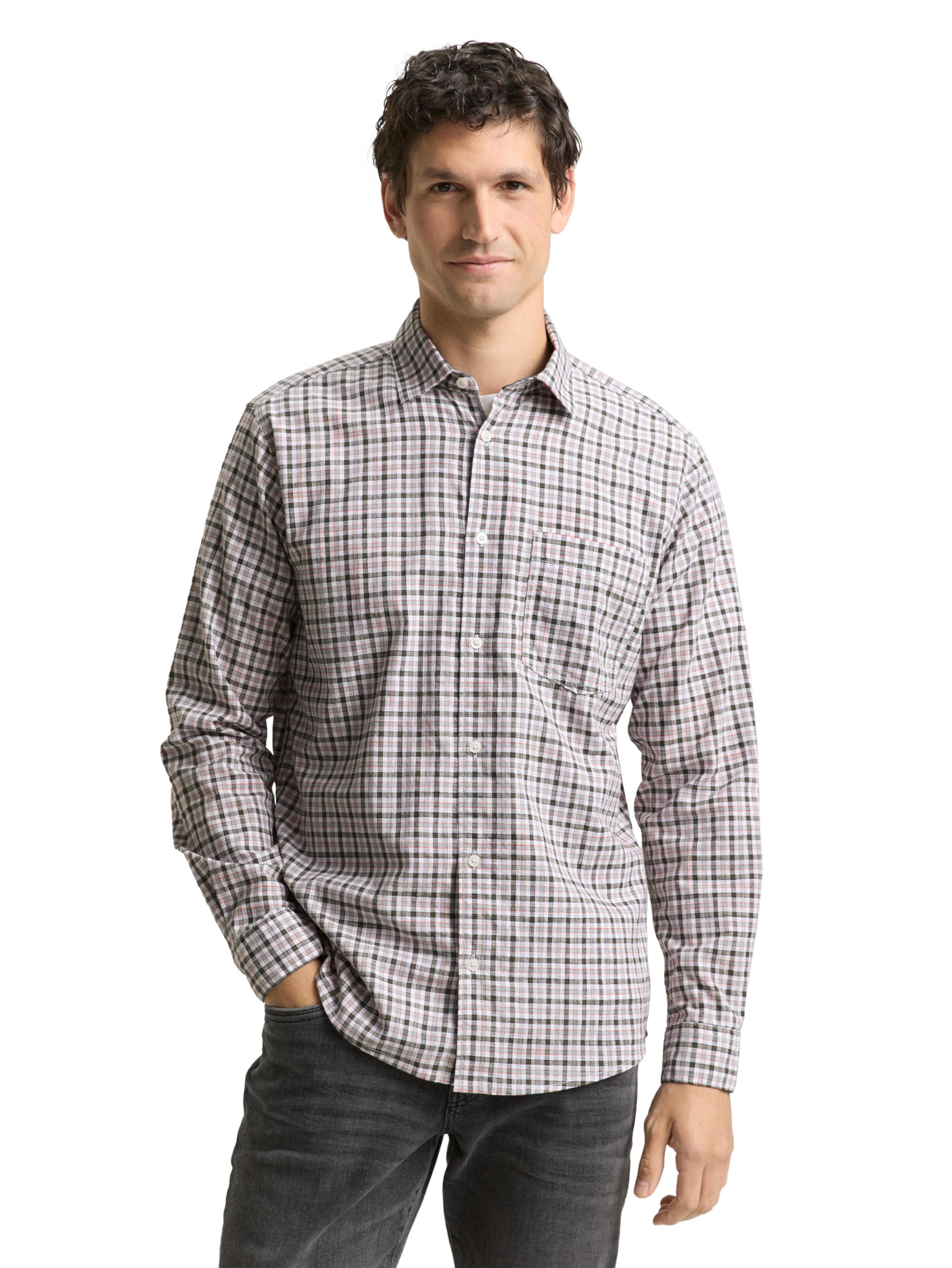 tom-tailor-herren-regular-fit-hemd-mit-karomuster-2 image 7