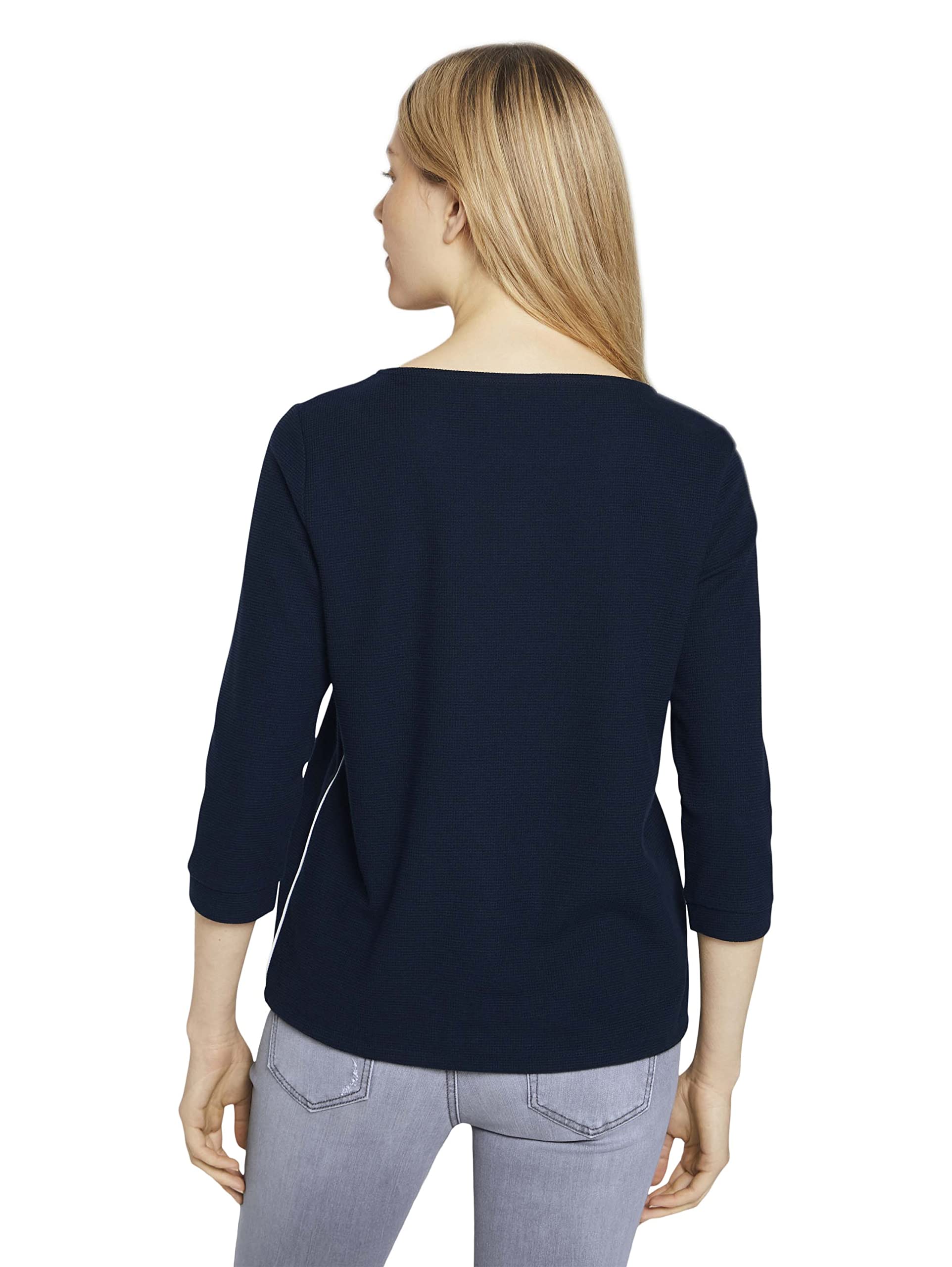 tom-tailor-damen-longsleeve-mit-schleifen-detail-am-saum image 3
