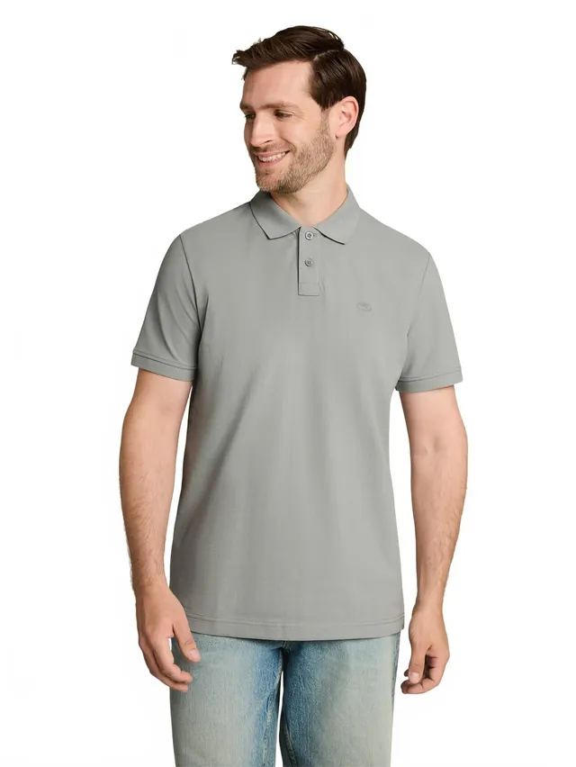 tom-tailor-herren-piqu-poloshirt-mit-logo-stickerei image 1