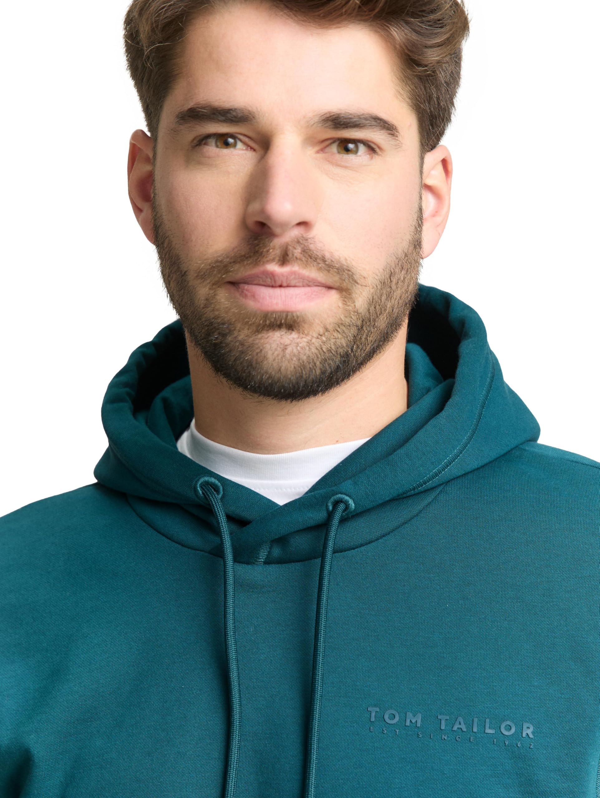 tom-tailor-herren-hoodie-sweatshirt-kapuzenpullover-mit-k-ngurutasche image 5
