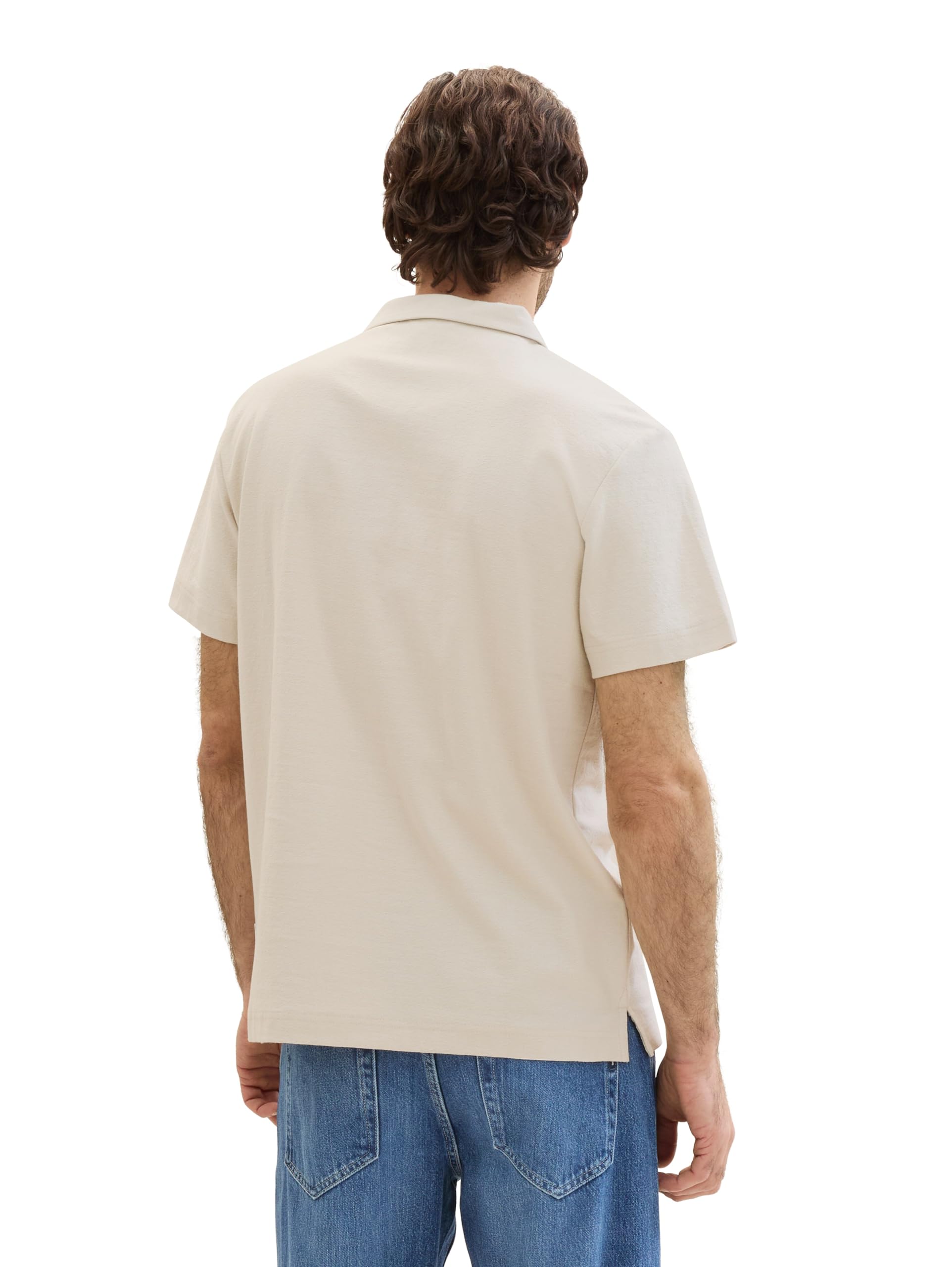 tom-tailor-herren-basic-poloshirt-mit-struktur-klassisches-poloshirt image 3