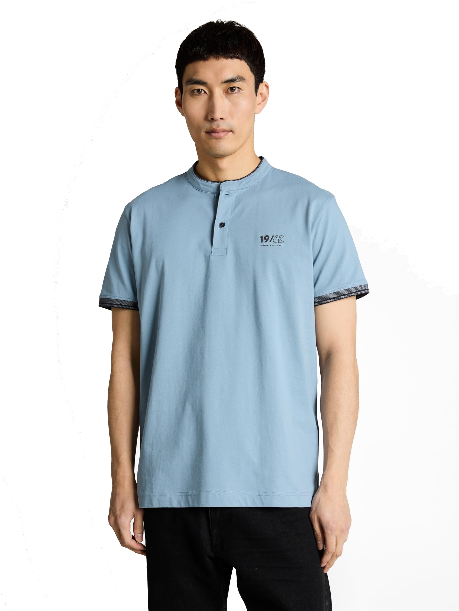 tom-tailor-herren-poloshirt-mit-stehkragen-regular-fit-klassische-passform image 6