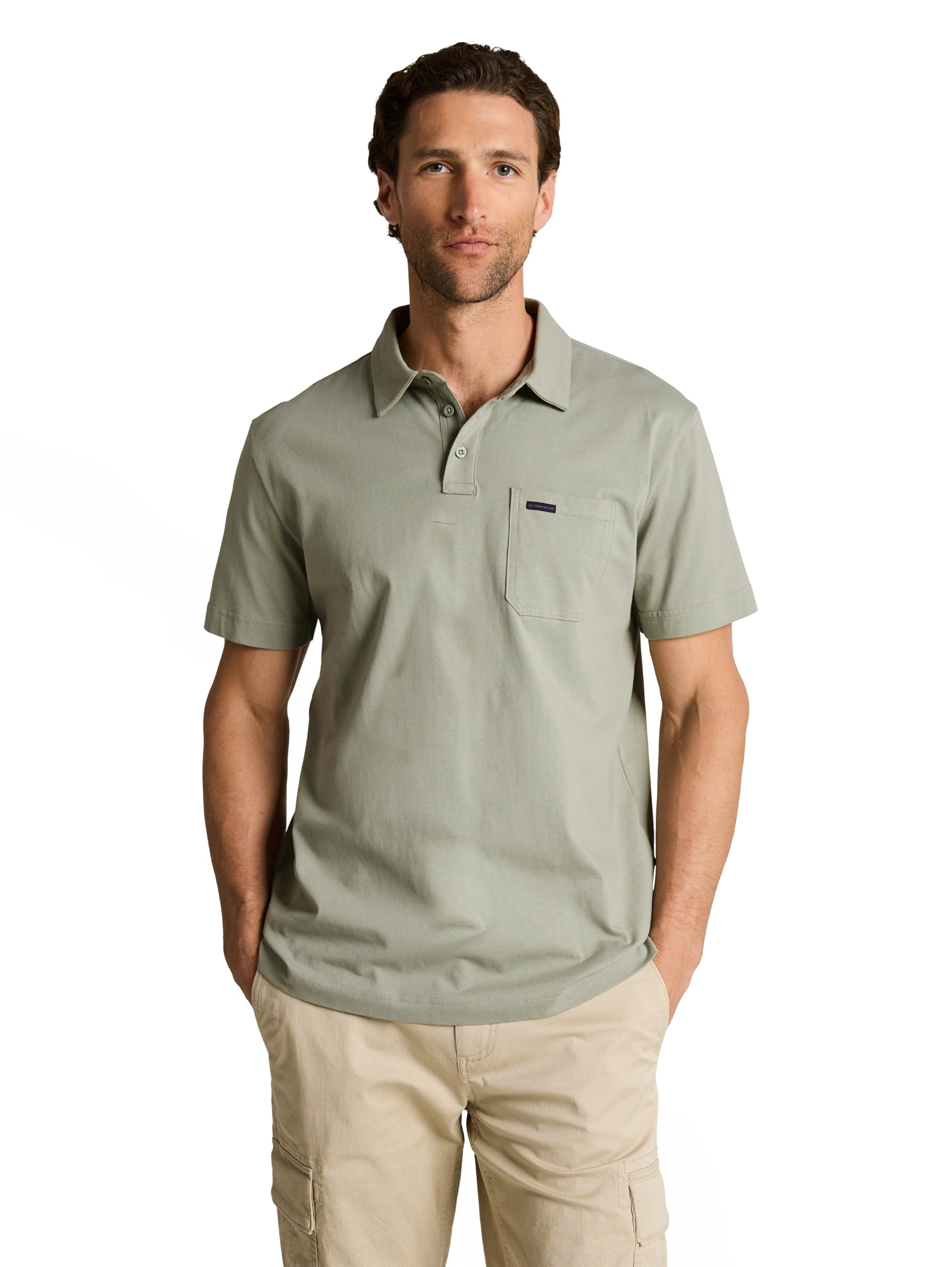 tom-tailor-herren-poloshirt-mit-brusttasche-regular-fit-klassische-passform image 7