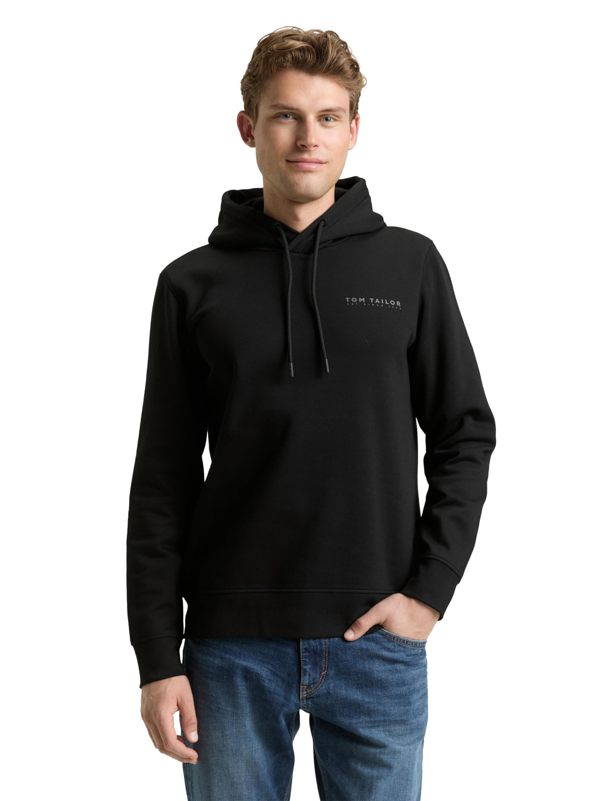 tom-tailor-herren-hoodie-sweatshirt-kapuzenpullover-mit-k-ngurutasche image 8
