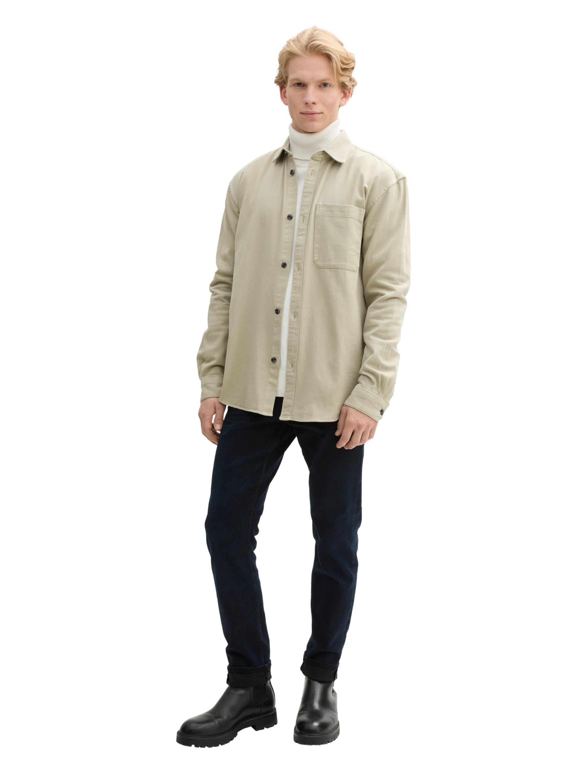 tom-tailor-denim-herren-relaxed-fit-garment-dye-overshirt-hemd-1045179 image 3
