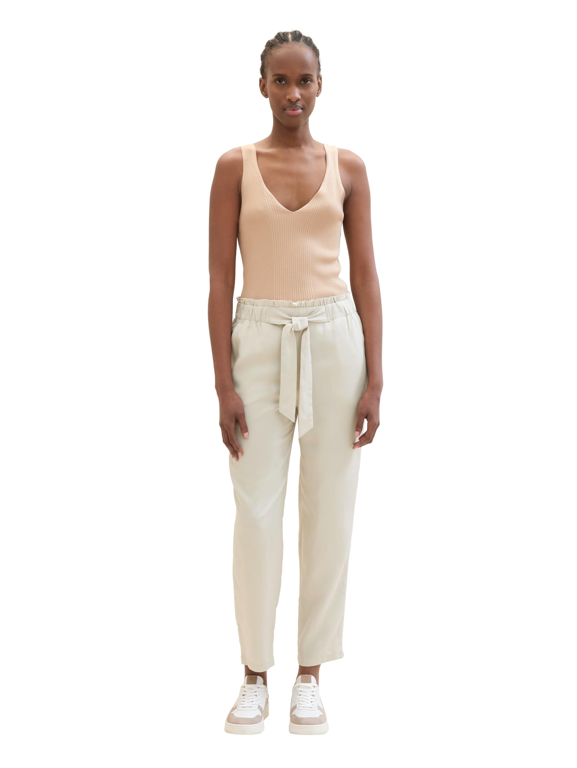 tom-tailor-denim-damen-paperbag-hose-mit-bindeg-rtel-1040804-hohe-taille-locker- image 7