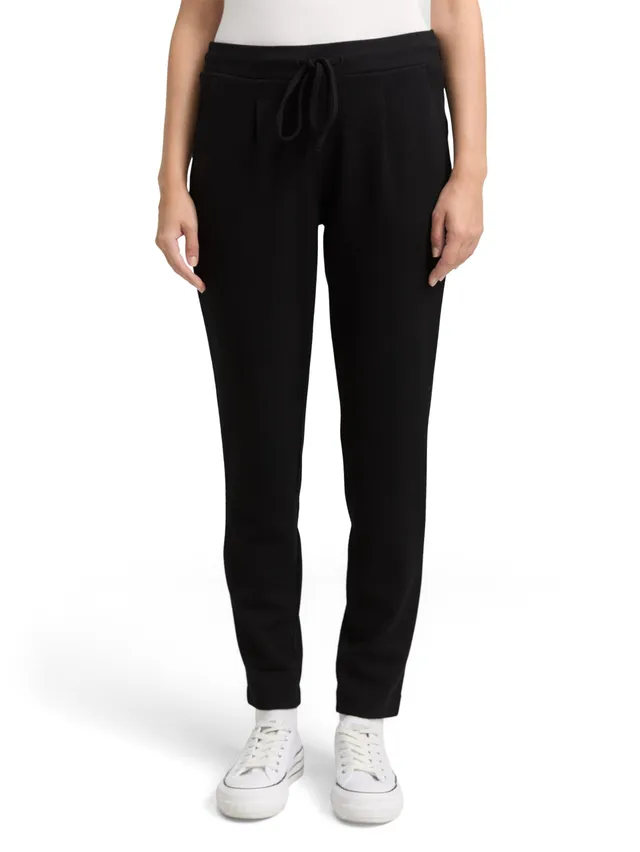 tom-tailor-damen-loose-slim-jacquard-hose-mit-kordelzug image 1