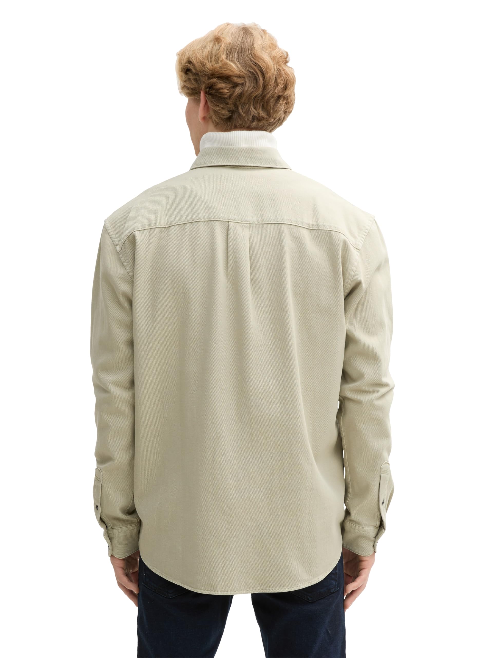 tom-tailor-denim-herren-relaxed-fit-garment-dye-overshirt-hemd-1045179 image 2