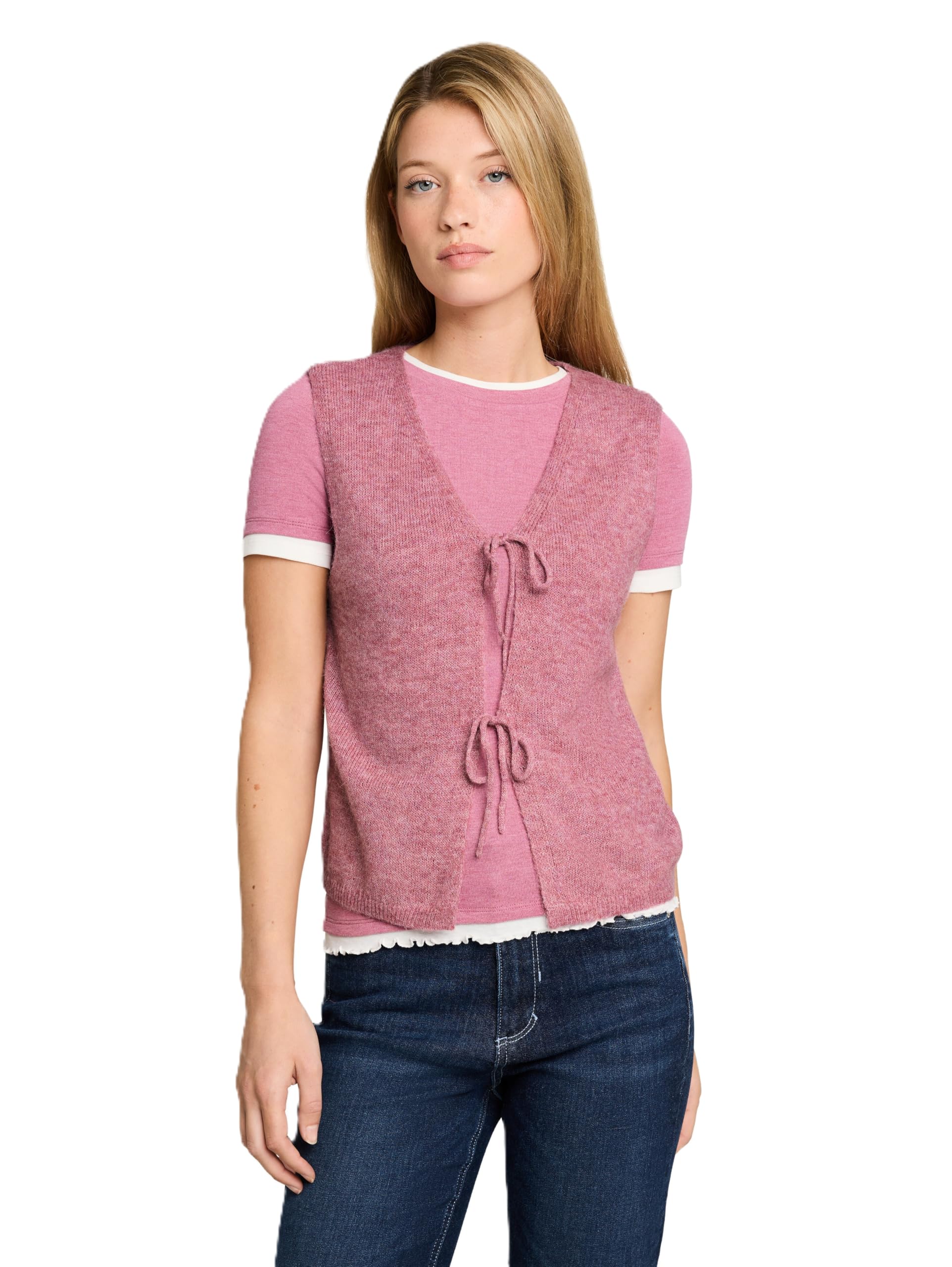 tom-tailor-1053344-damen-strickweste-mit-schleifendetail image 6
