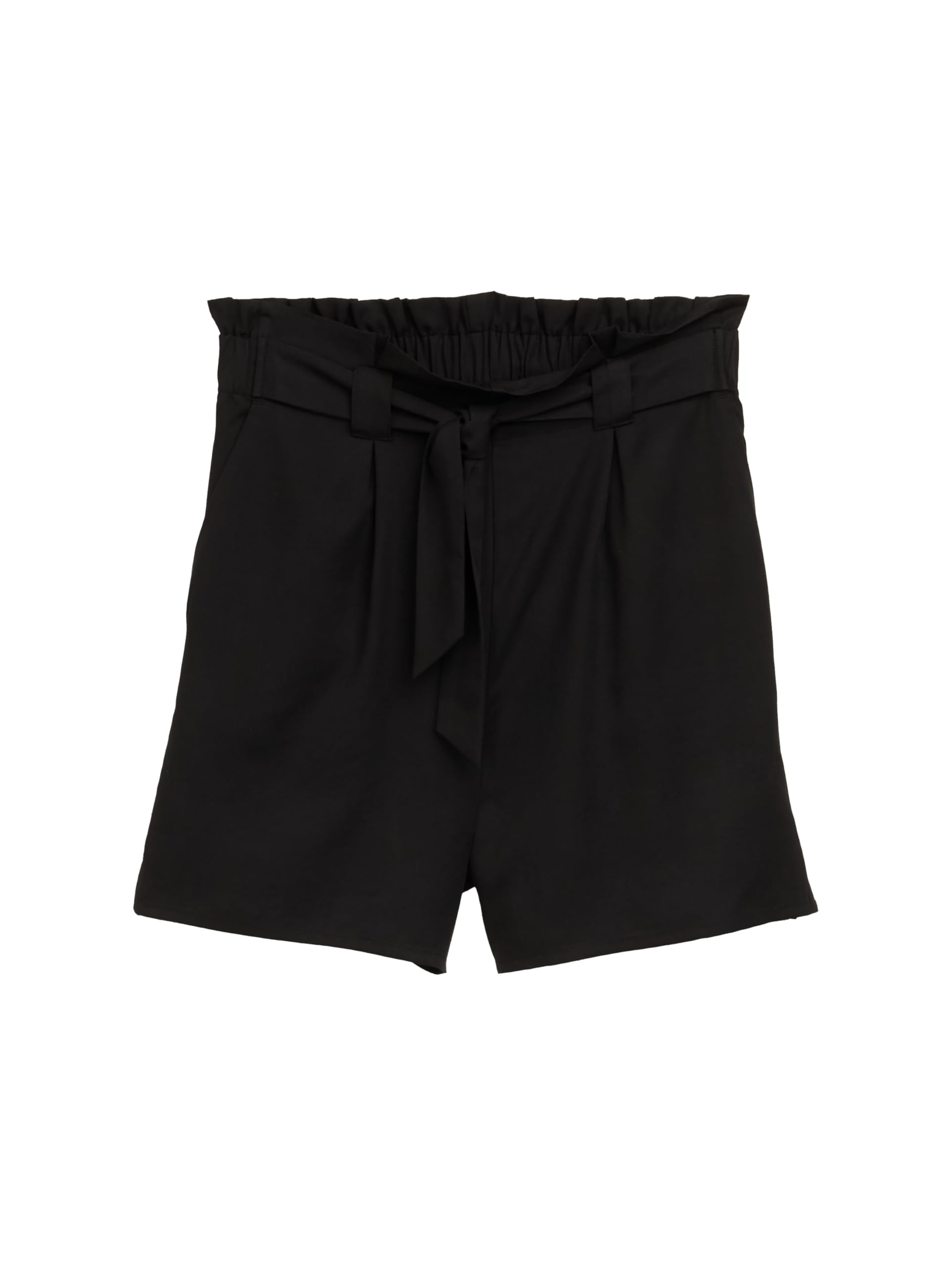 tom-tailor-denim-damen-paperbag-relaxed-fit-shorts-mit-bindeg-rtel image 3