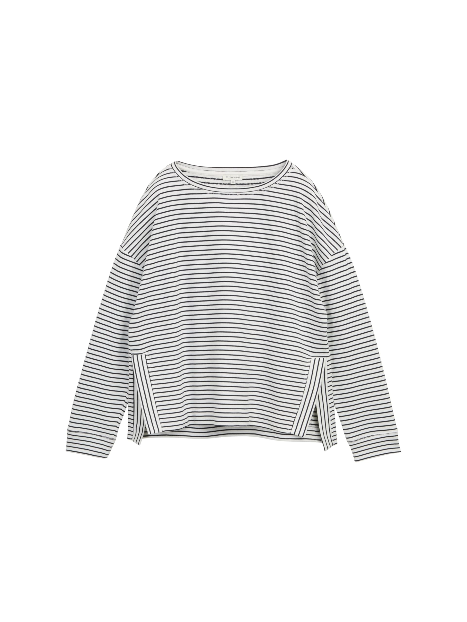 tom-tailor-damen-1047719-sweatshirt-mit-streifenmuster image 4