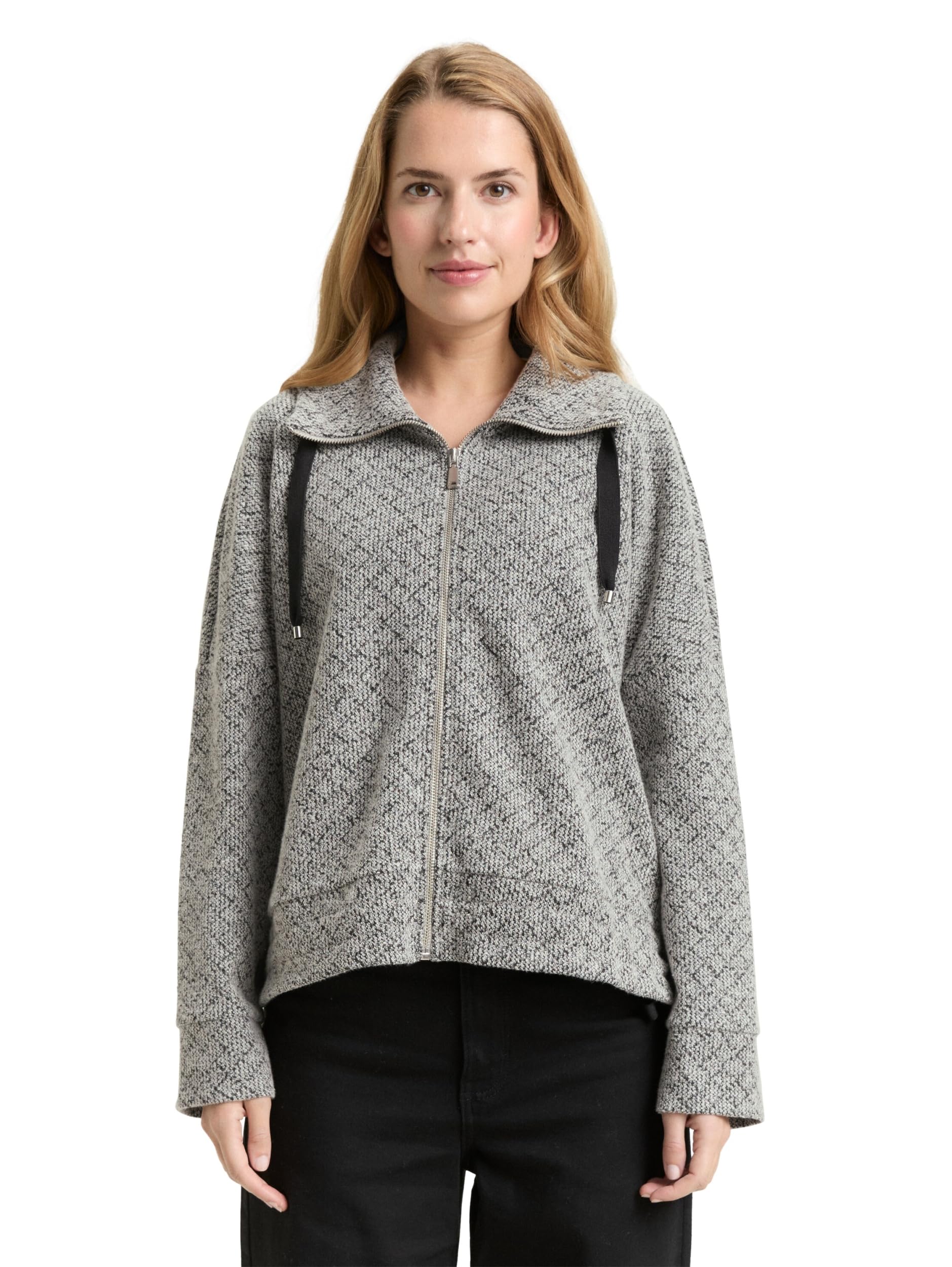 tom-tailor-damen-1049011-loose-fit-sweatjacke-mit-stehkragen image 6