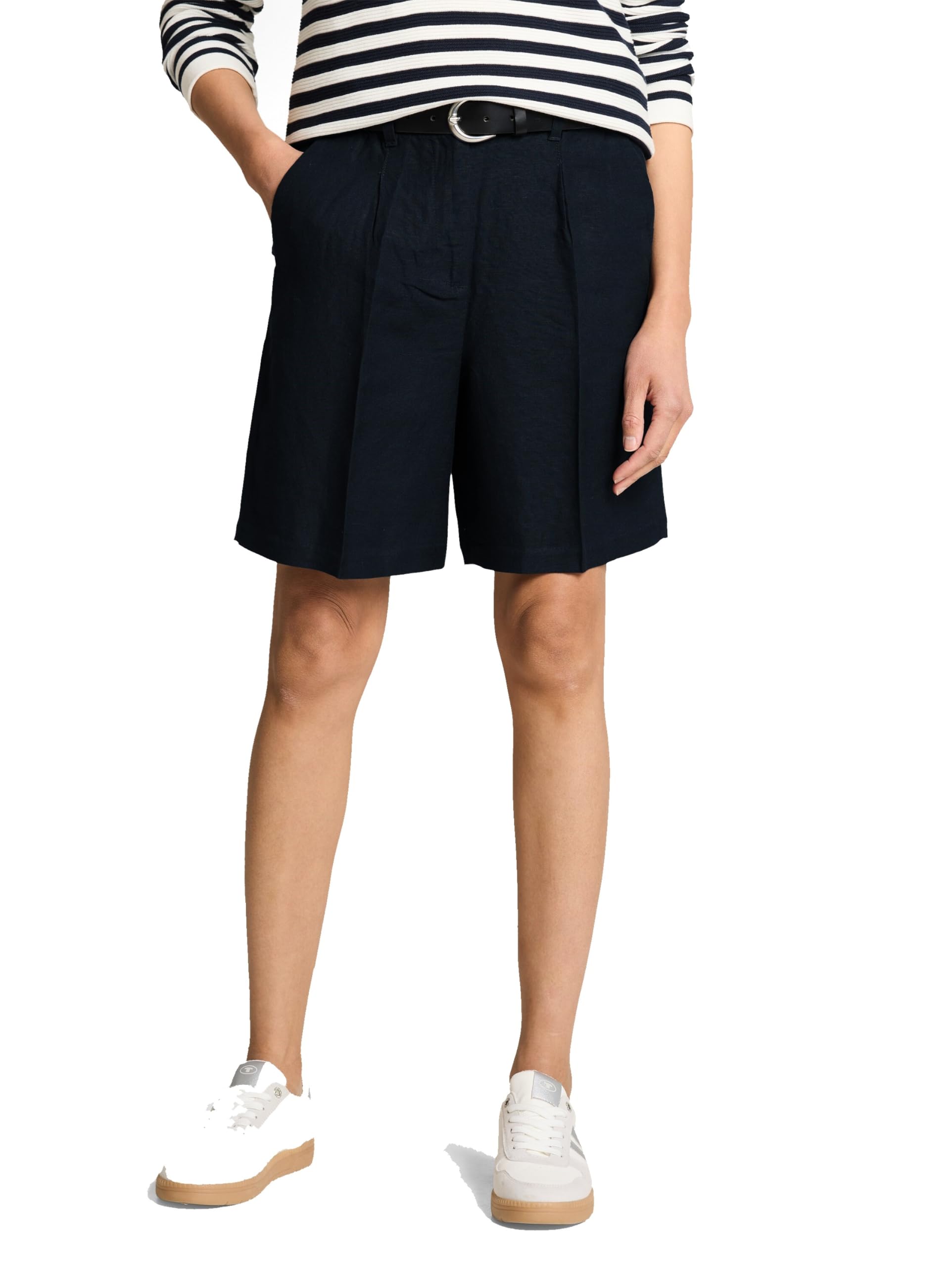 tom-tailor-damen-bermuda-leinenshorts image 1