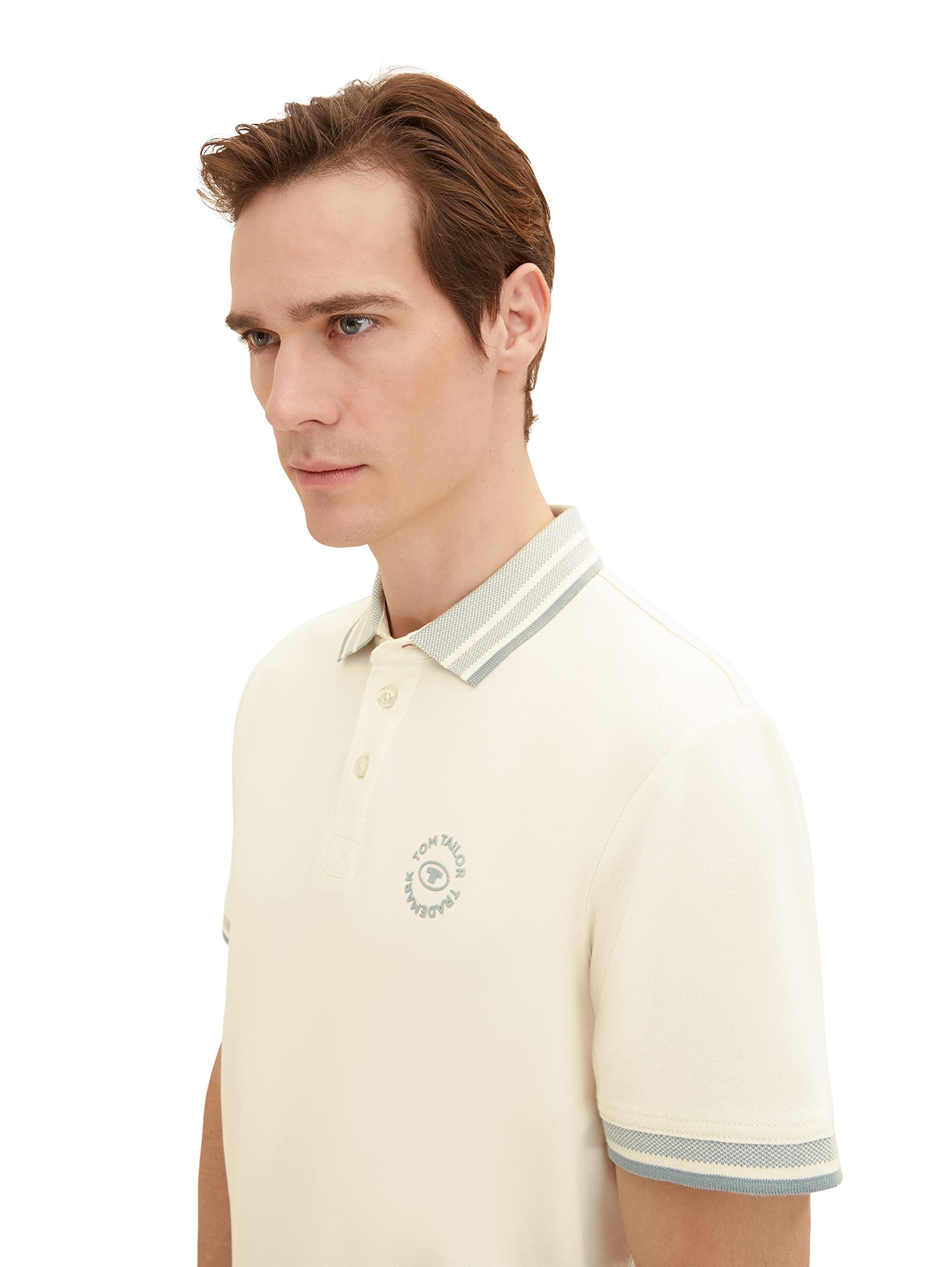 tom-tailor-herren-poloshirt-mit-logo-print-regular-fit image 4