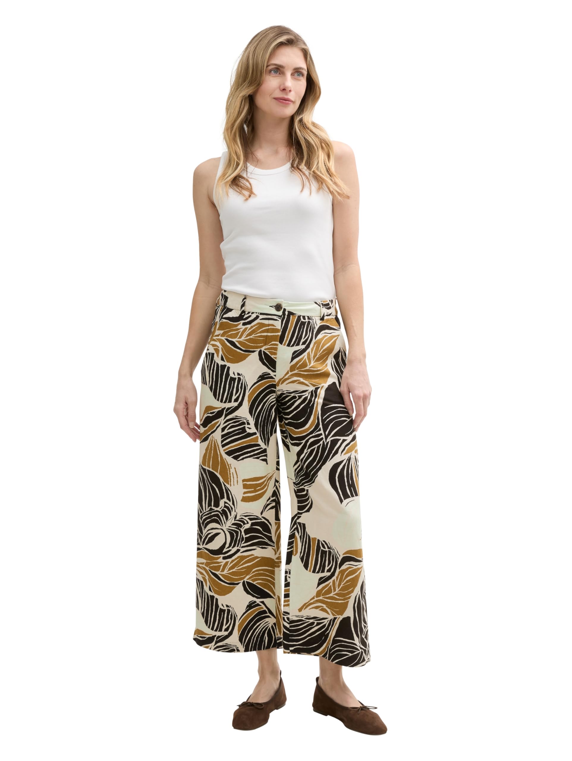 tom-tailor-damen-culotte-hose-mit-leinenanteil image 5