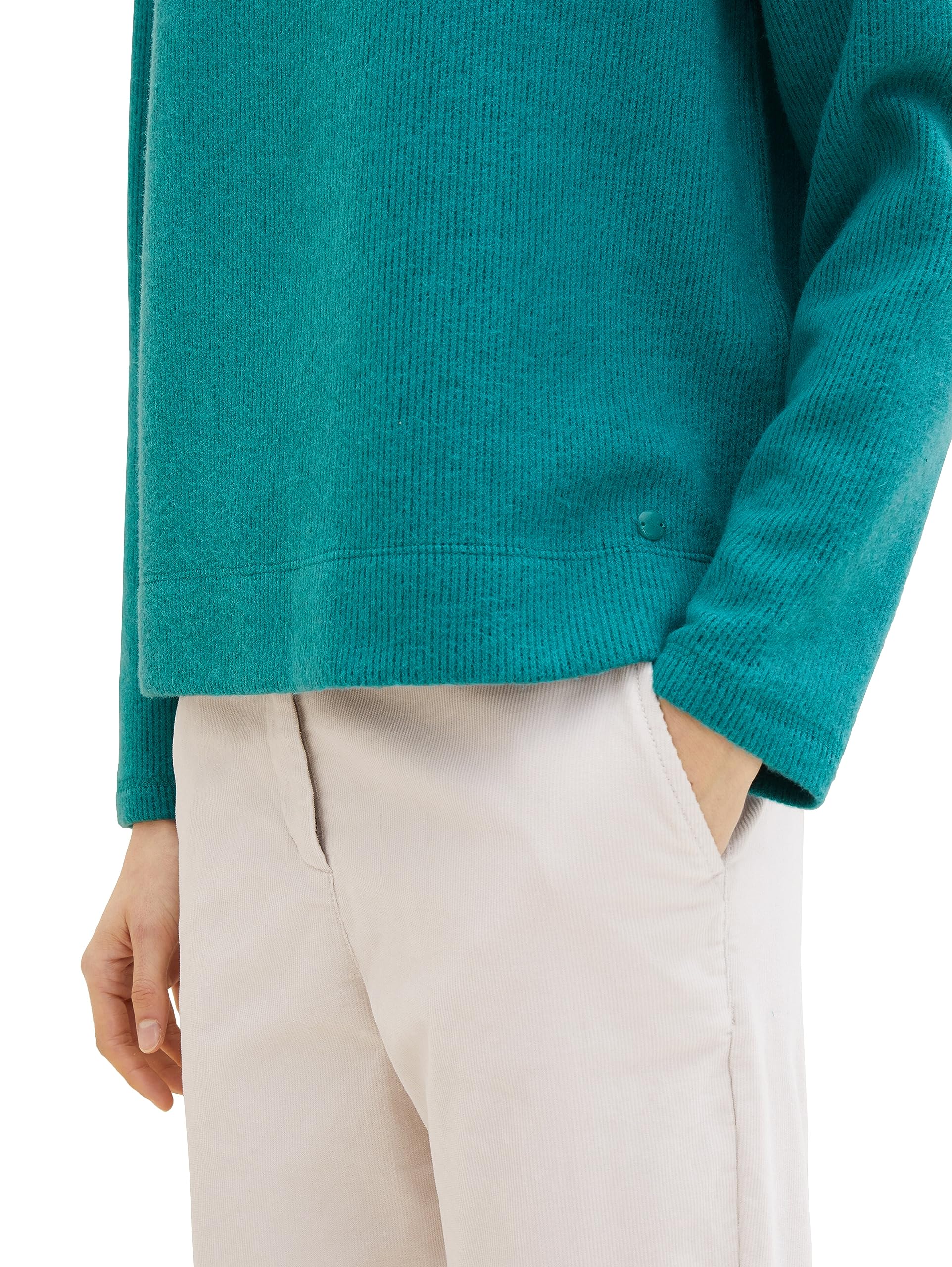 tom-tailor-damen-sweatshirt-mit-knopfleiste image 3