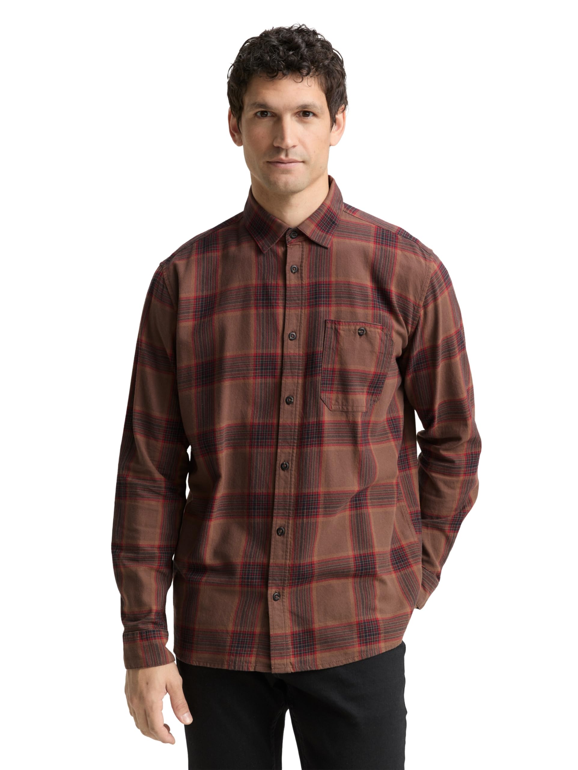 tom-tailor-herren-comfort-fit-hemd-karo-1048426 image 1