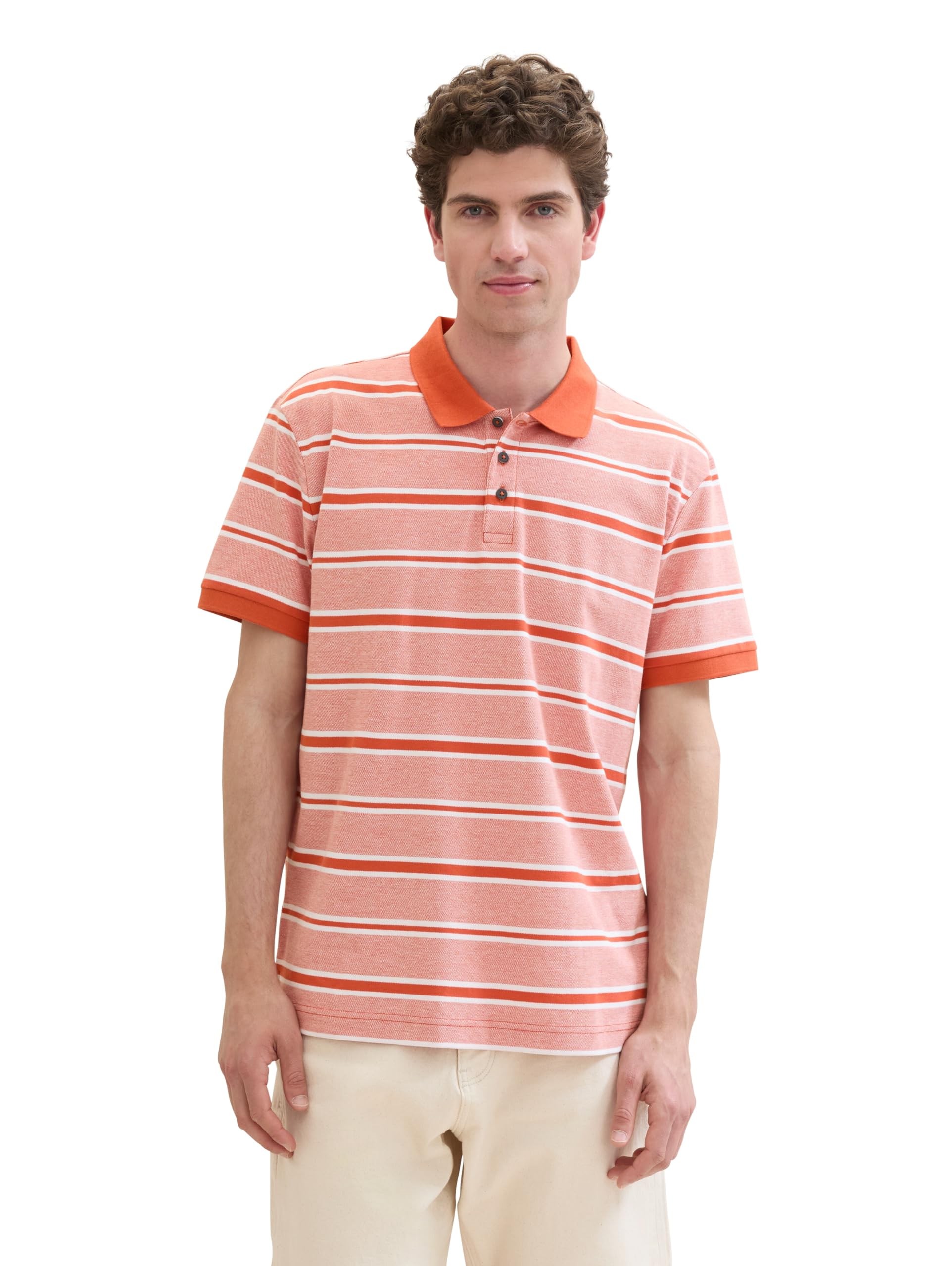 tom-tailor-herren-basic-piqu-poloshirt-mit-streifen image 6