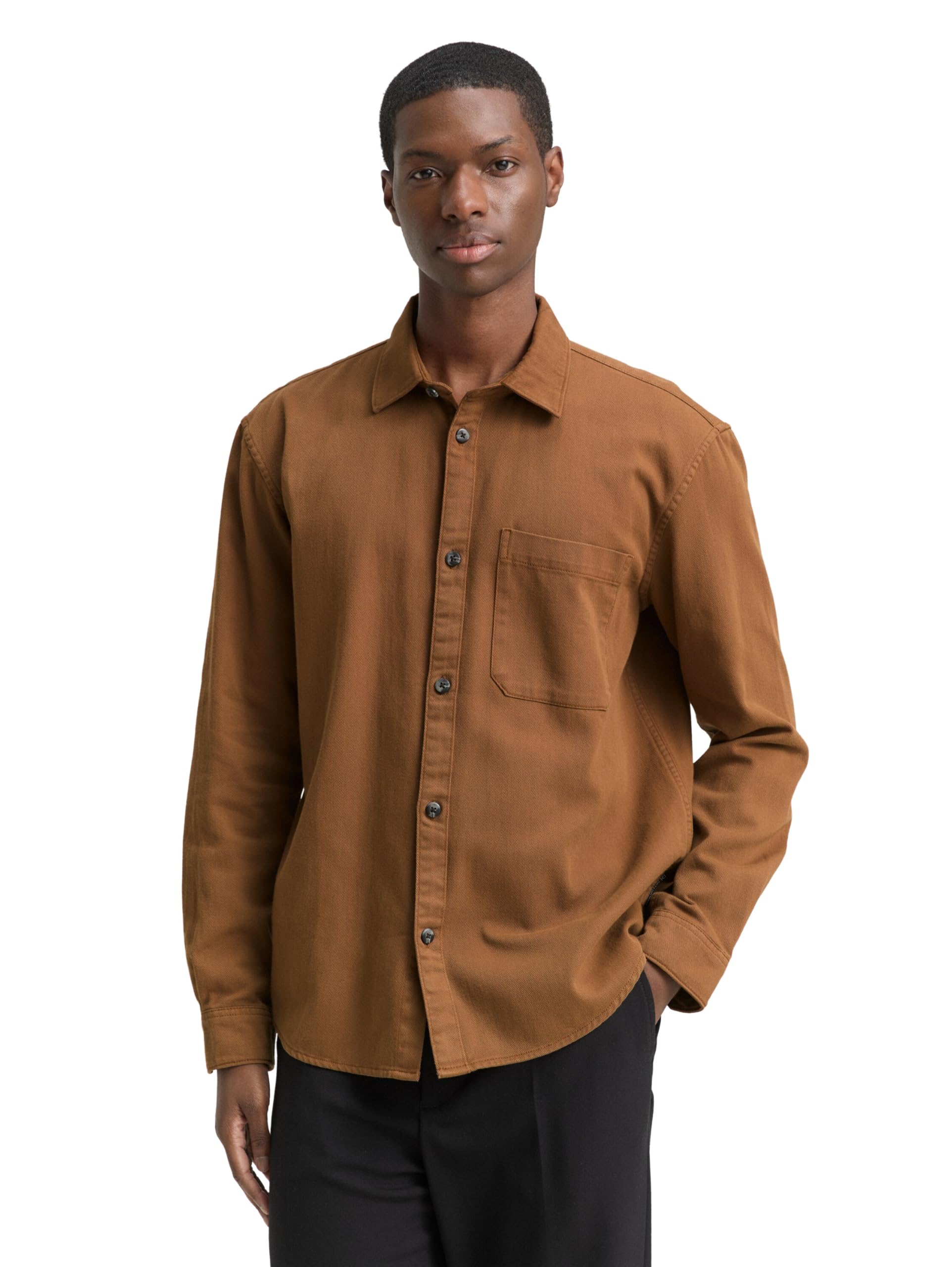 tom-tailor-denim-herren-relaxed-fit-garment-dye-overshirt-hemd-1045179 image 8
