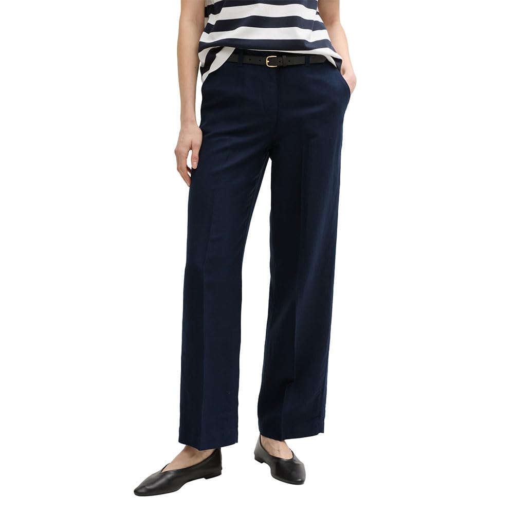 tom-tailor-damen-ttlea-wide-leg-hose-mit-leinenanteil image 7