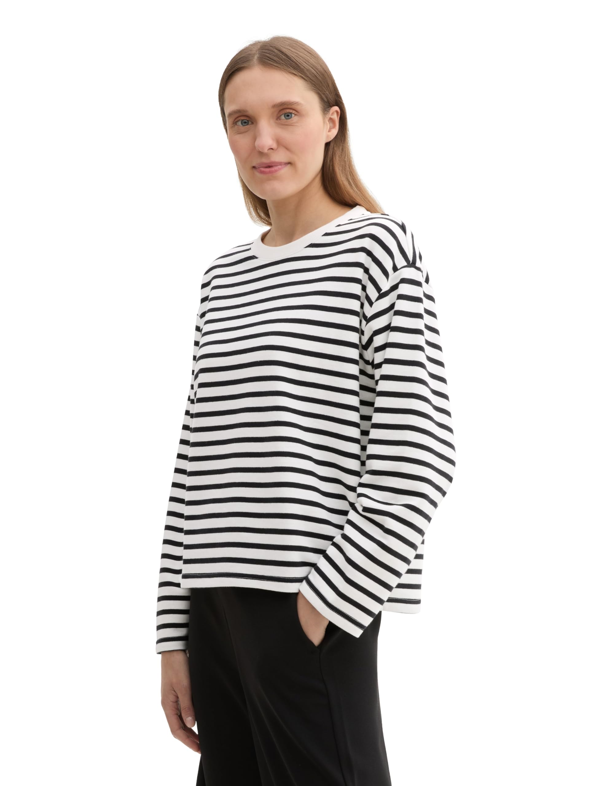 tom-tailor-1044626-sweatshirt-mit-streifen-damen image 5