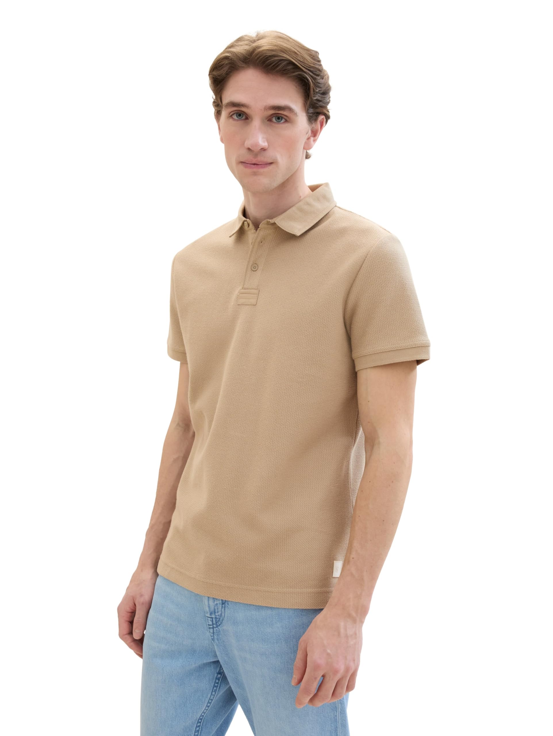 tom-tailor-herren-basic-poloshirt-mit-struktur image 5