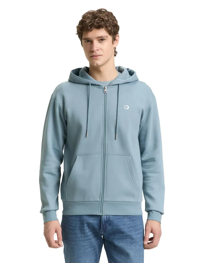 tom-tailor-denim-hoodie-sweatjacke-herren-mit-logo-print image 1