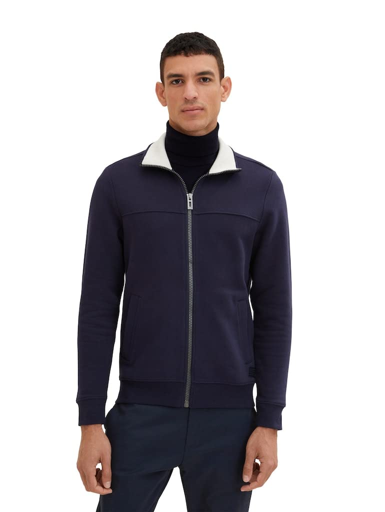 tom-tailor-herren-sweatjacke-mit-stehkragen image 7